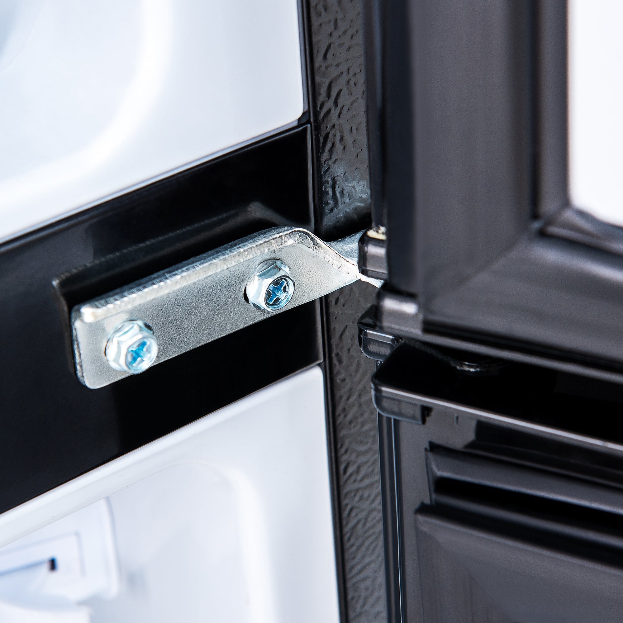 Logidon koel-vriescombinatie dubbele deur 86,8 cm hoog premium zwart
