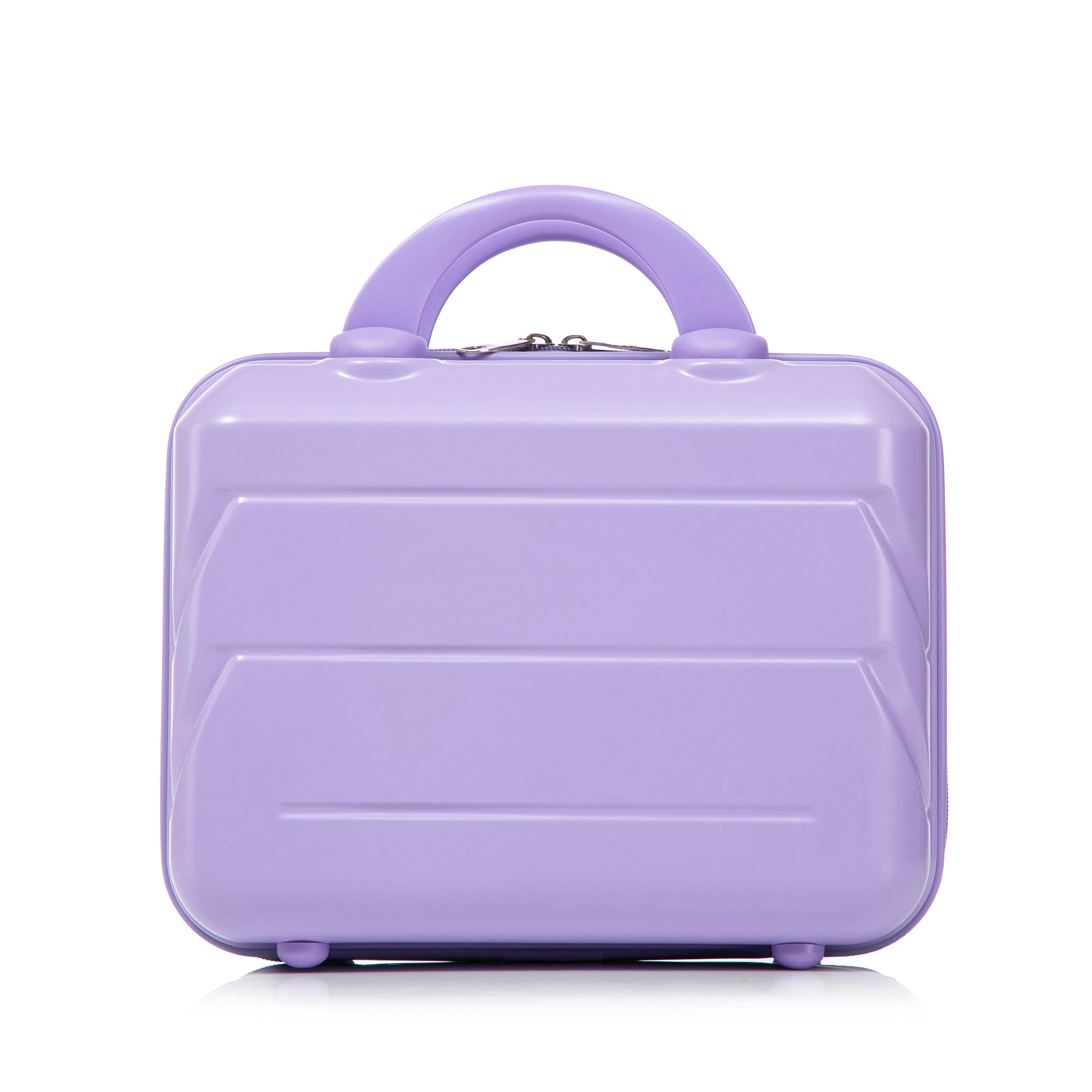 Logidon 2-delige ABS kofferset 19/14 inch spinner blauw paars