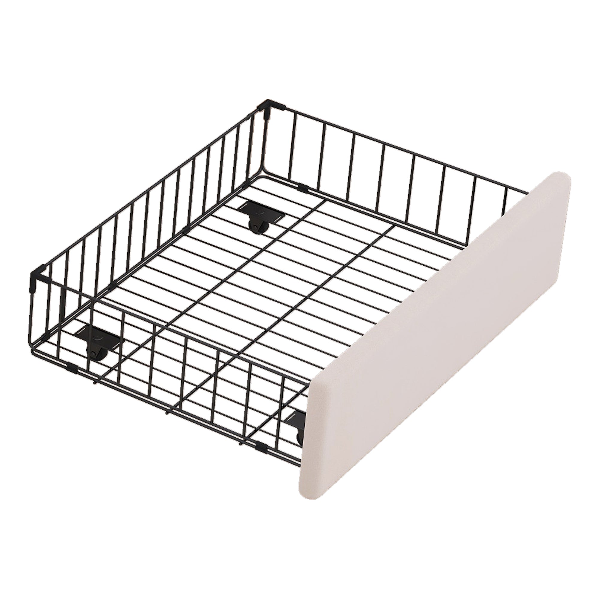 Logidon Flat Bed 140x200 Beige Velvet With Lighting And 4 Drawers