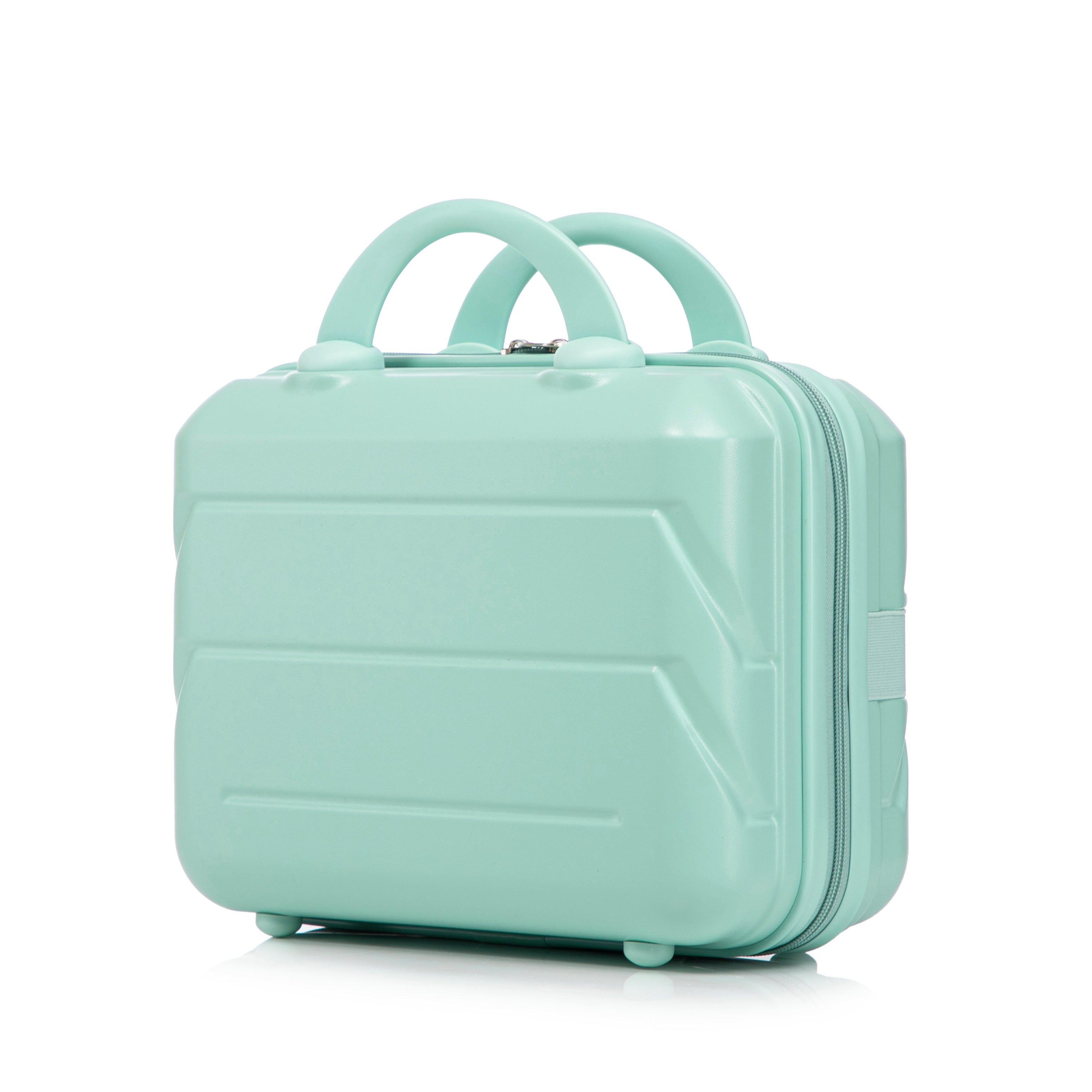 Logidon 14 en 19 inch ABS spinner kofferset mintgroen 2-delig