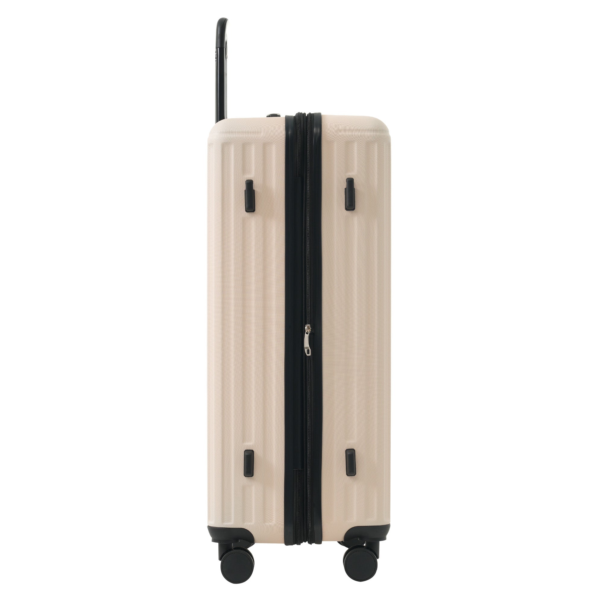 Logidon kofferset S-M-L-XL harde koffer 4 wielen beige