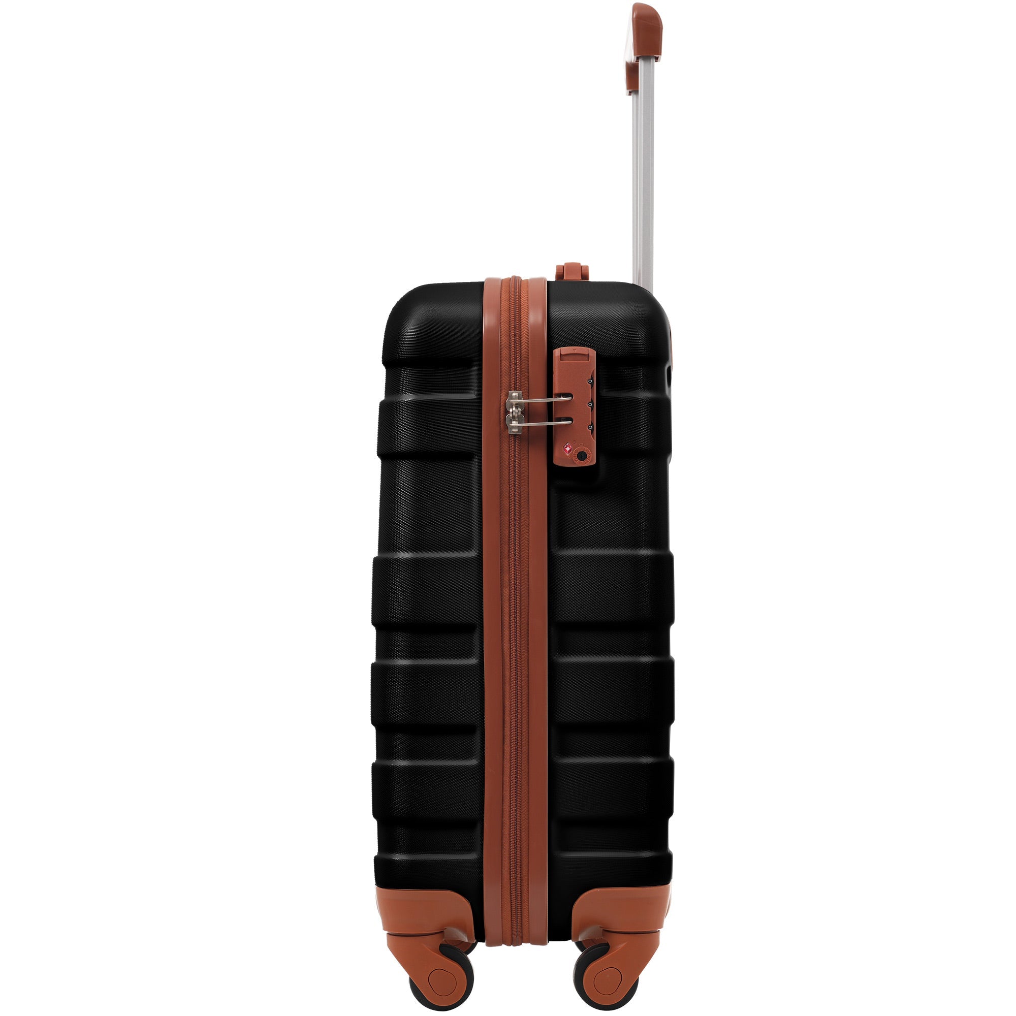 Logidon Hardshell Koffer 20 Inch Handbagage 4 Wielen Zwart