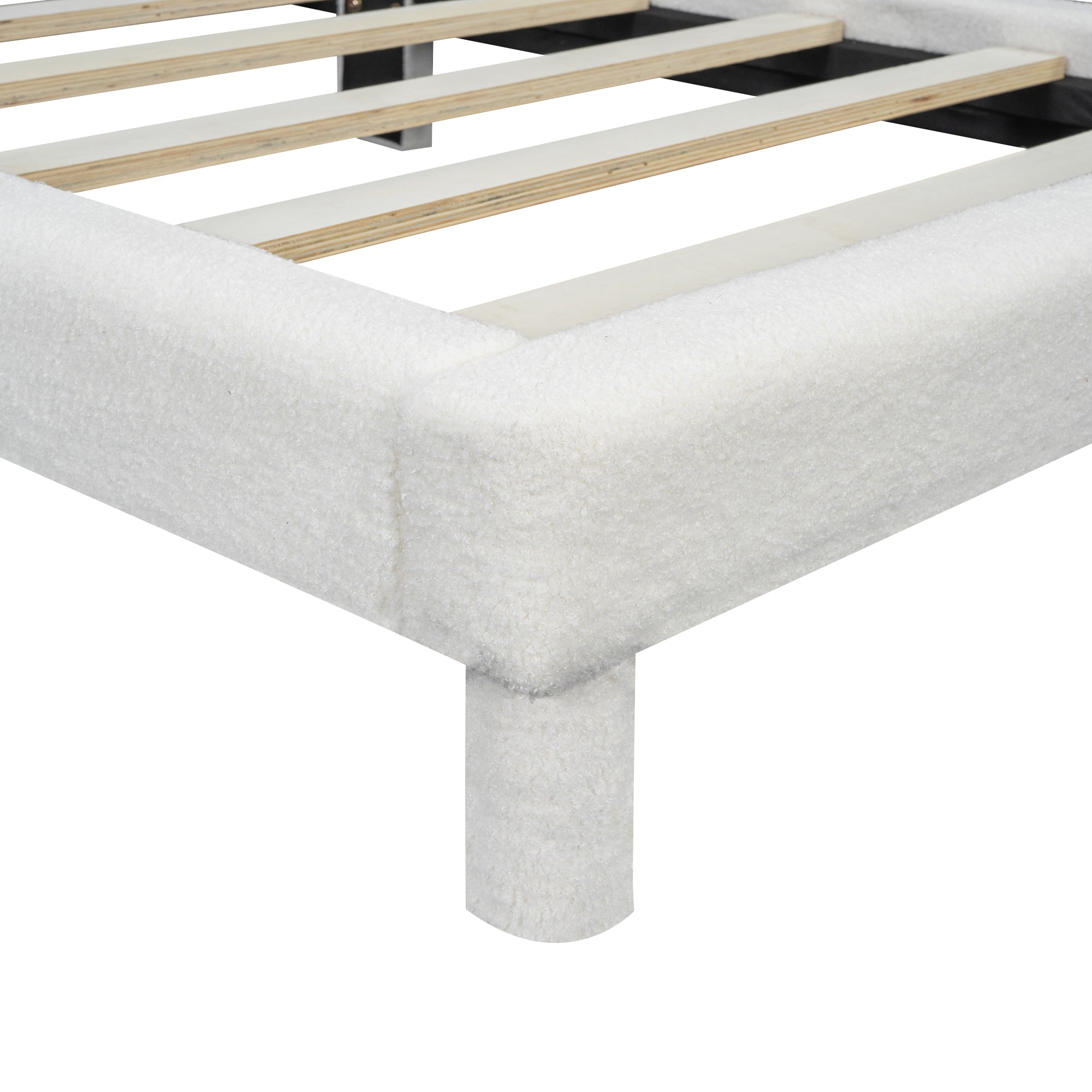Logidon plat bed 90x200 cm wit drievoudig verstelbaar hoofdbord