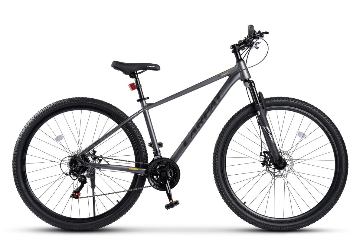 Logidon 29 inch mountainbike hardtail 100 mm veerweg 21 versnellingen Grijs