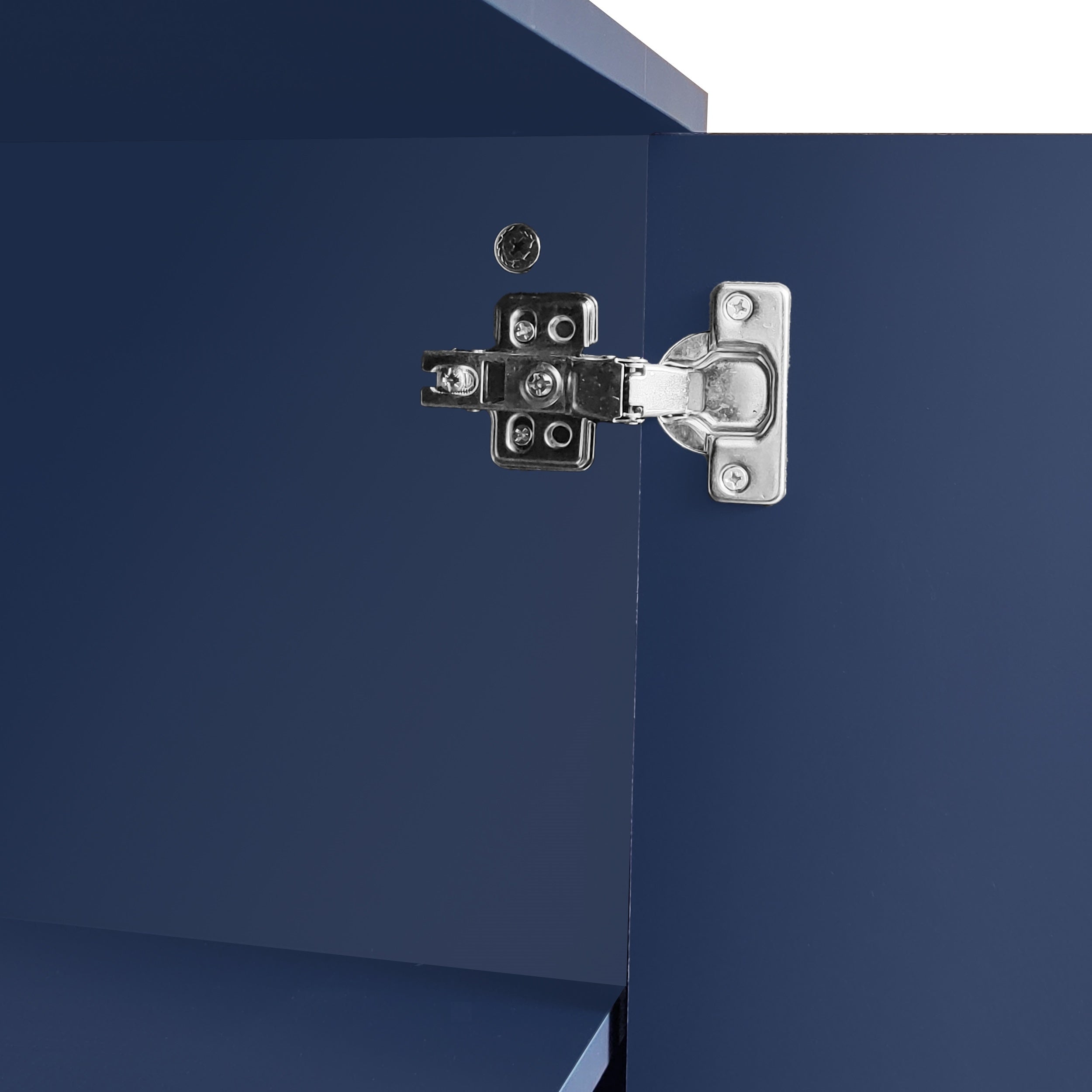 Logidon marineblauw dressoir met 3 deuren en verstelbare planken