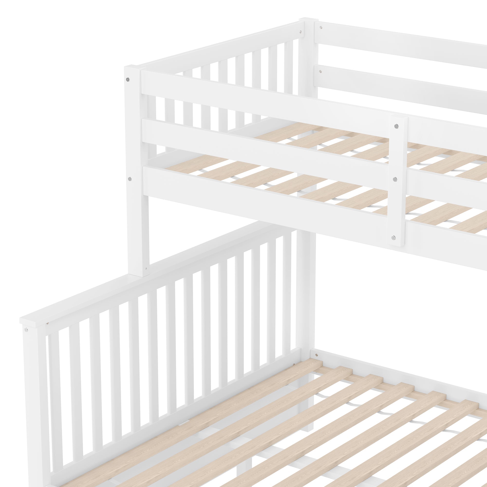 Logidon stapelbed 90x200 ruim 140x200 met opbergruimte wit