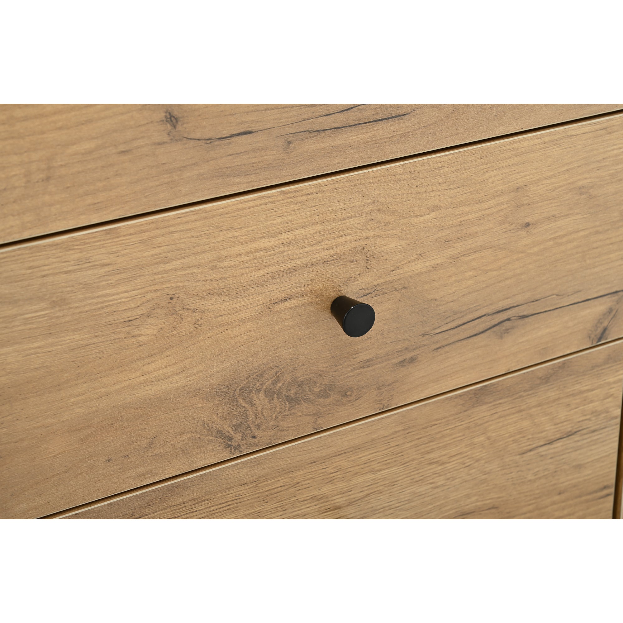 Logidon sideboard 120x38x75cm 4 drawers 2 doors hollow design
