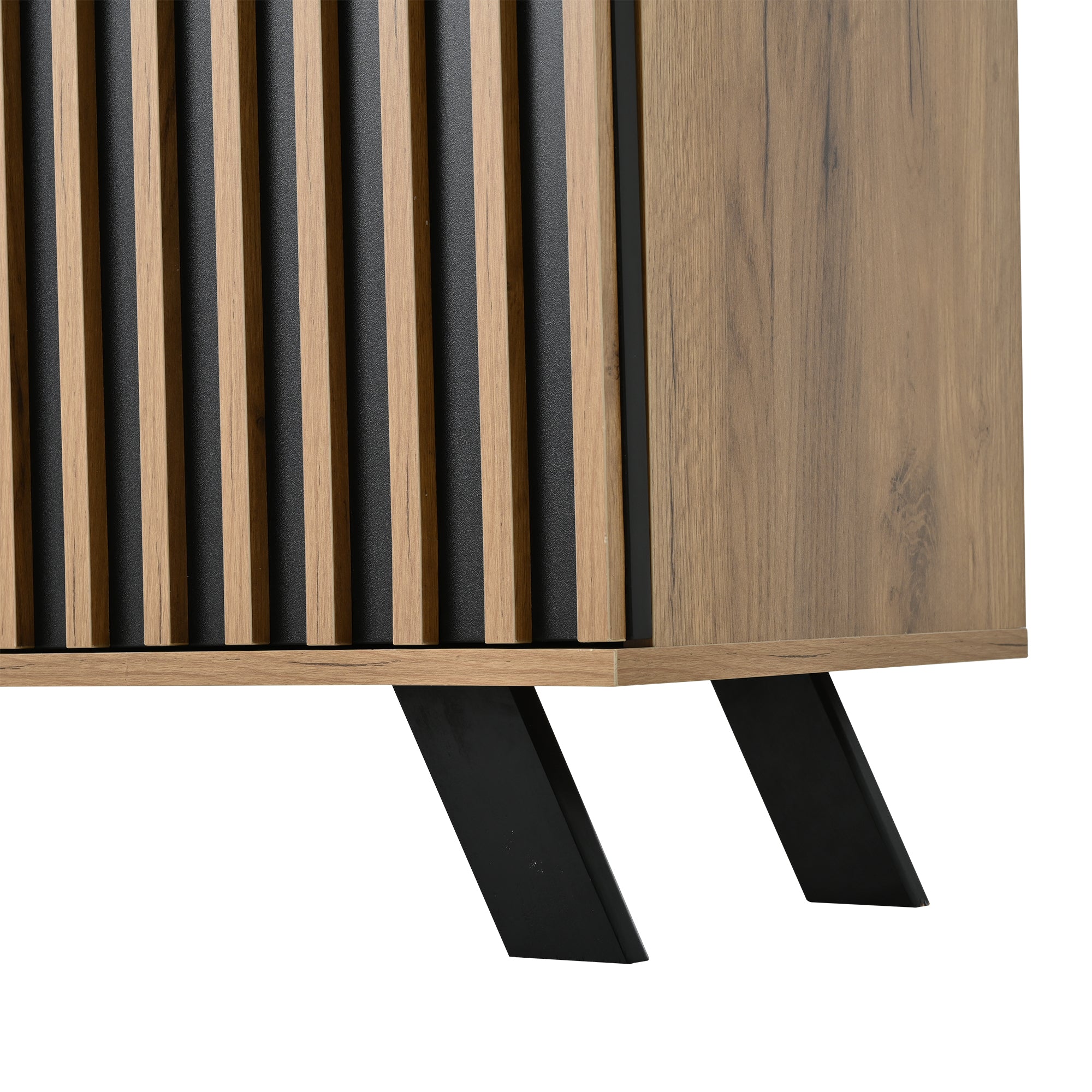 Logidon sideboard 120x38x75cm 4 drawers 2 doors hollow design