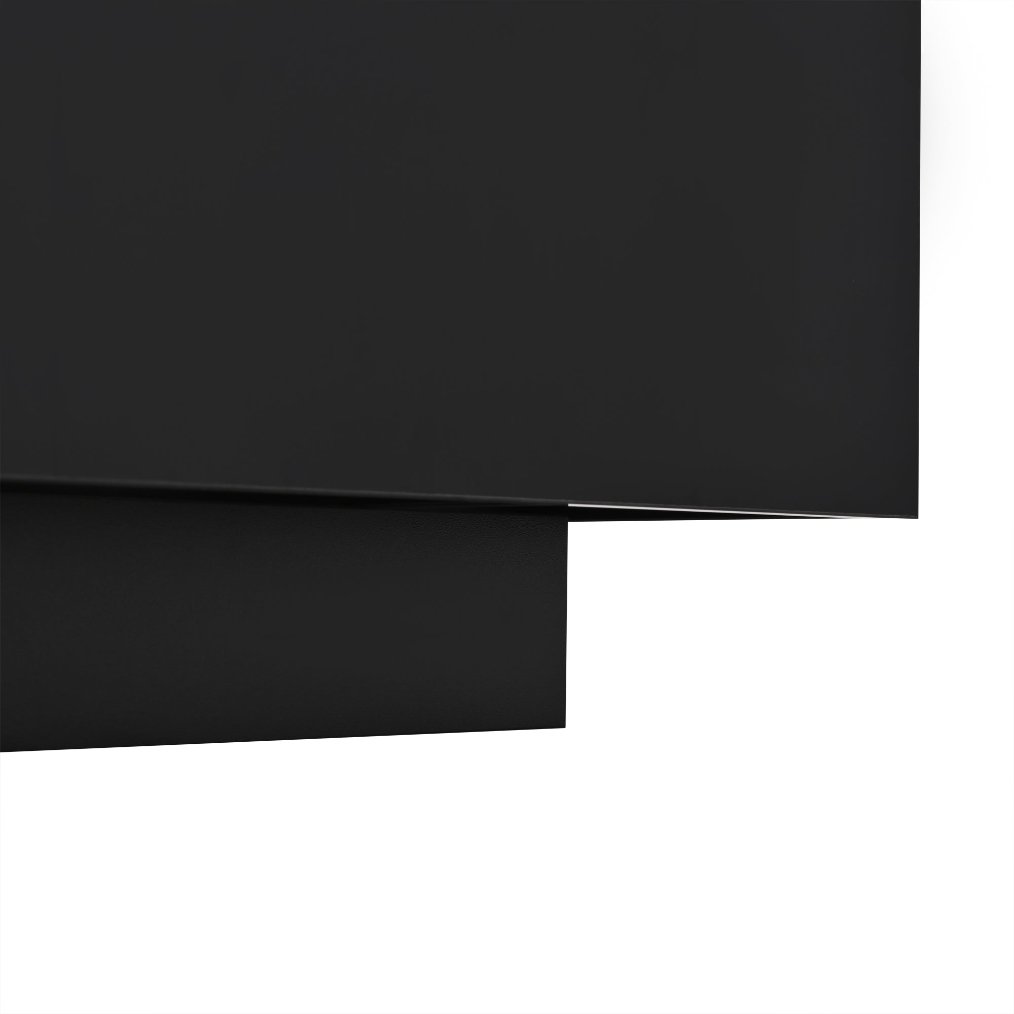 Logidon salontafel 70x70 cm glazen tafelblad LED zwart