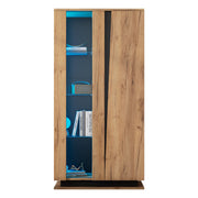 Logidon vitrinekast 80x35x160 cm met acryl deuren en 8 planken
