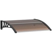 Logidon Luifel Bruin 75x100 Cm Polycarbonaat Weerbestendig