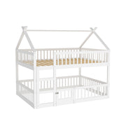 Logidon Kinderstapelbed 140x200 met trap Loft Design Wit