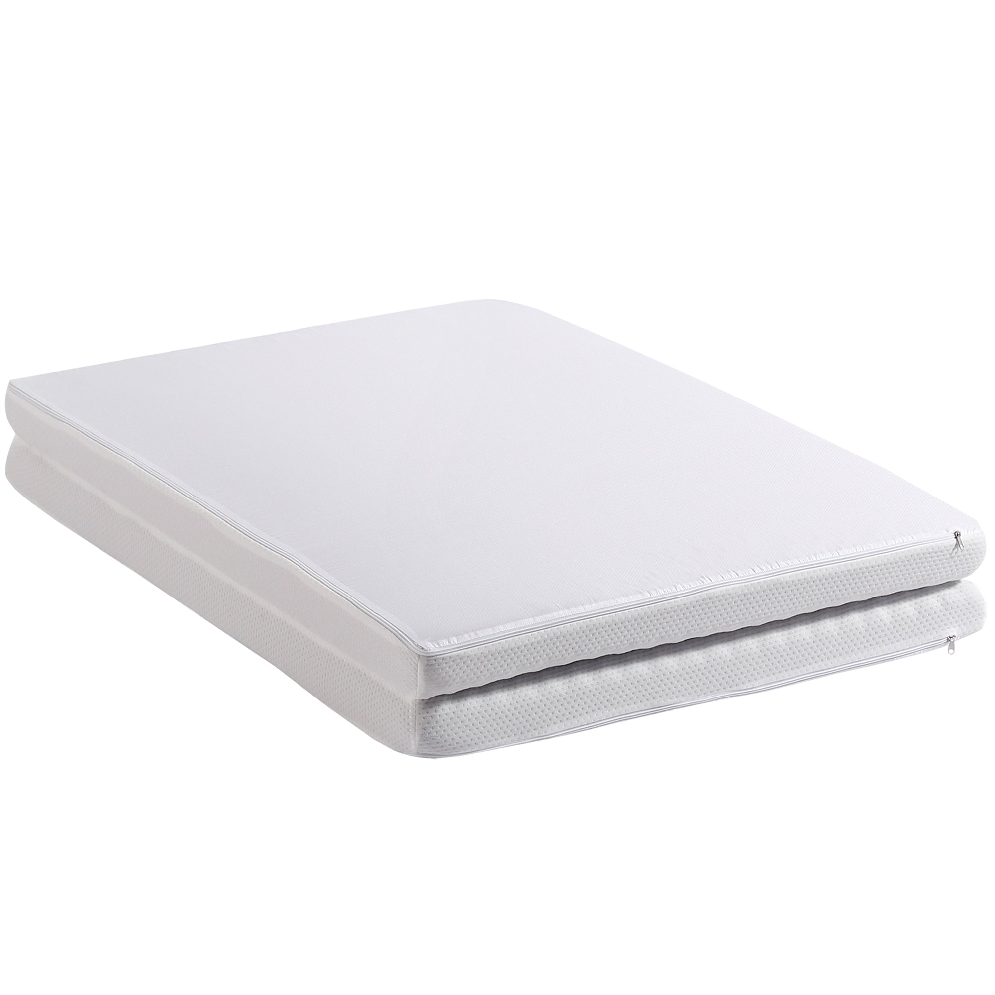 Logidon beerbed tweepersoonsbed met matras fluweel beige 140x200cm