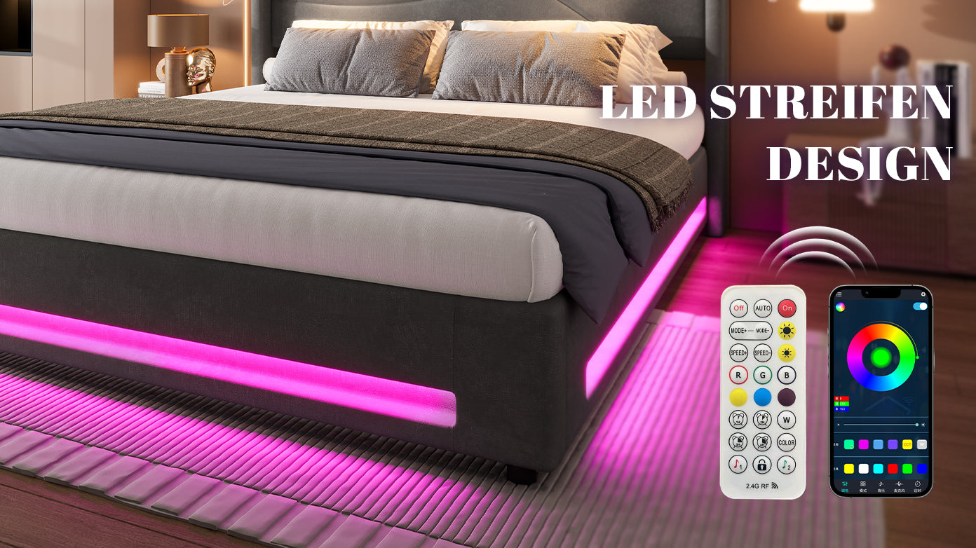 Logidon bedframe 160x200 cm met hydraulische opbergruimte