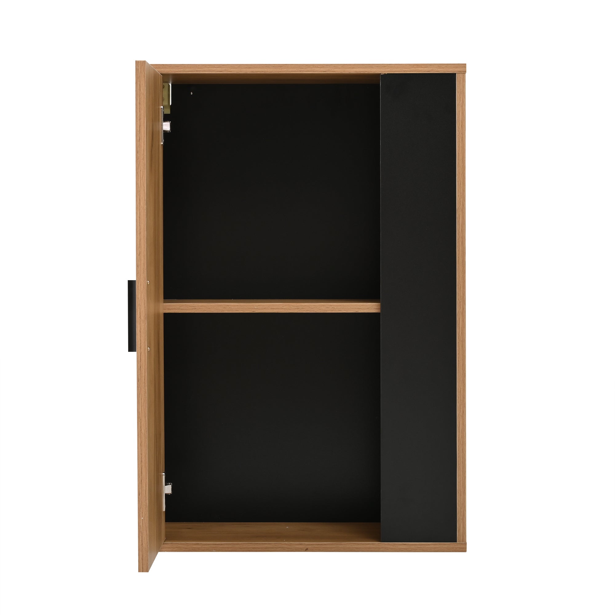 Logidon TV wandmeubelset 140 cm driedelig hout zwart