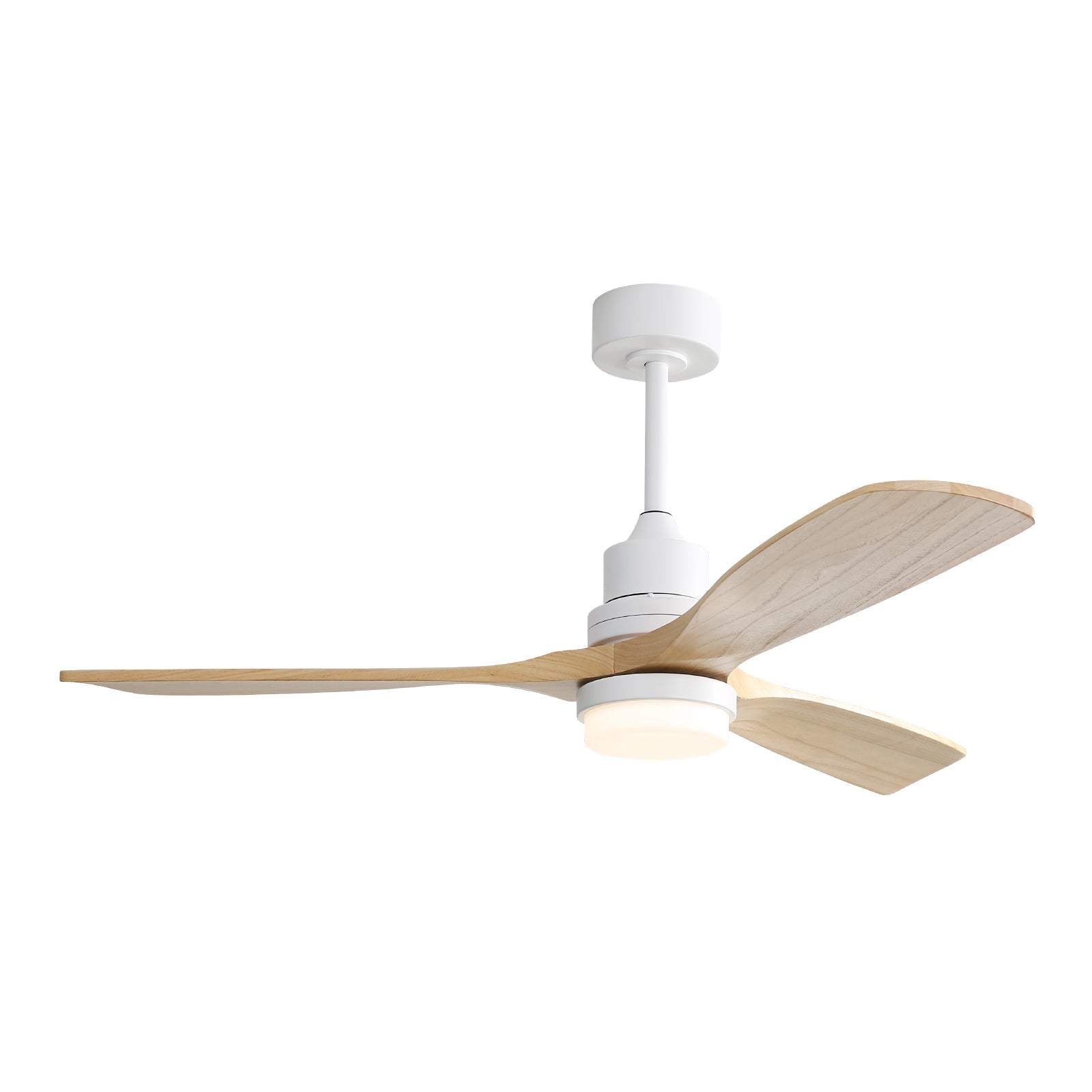 Logidon plafondventilator 52 inch wit met LED-verlichting