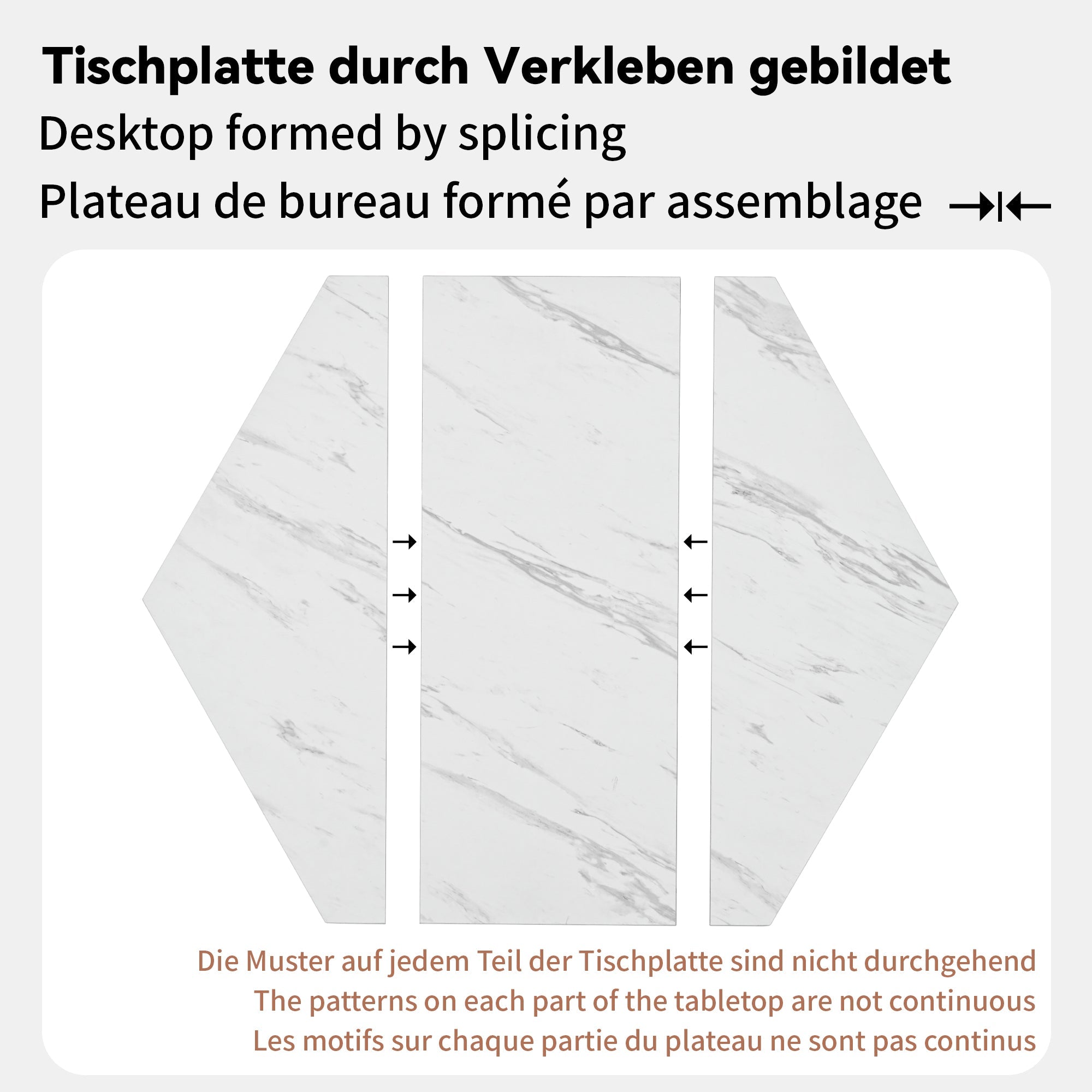 Logidon Hexagon marmeren witte eettafelset en zwart fluwelen stoelen