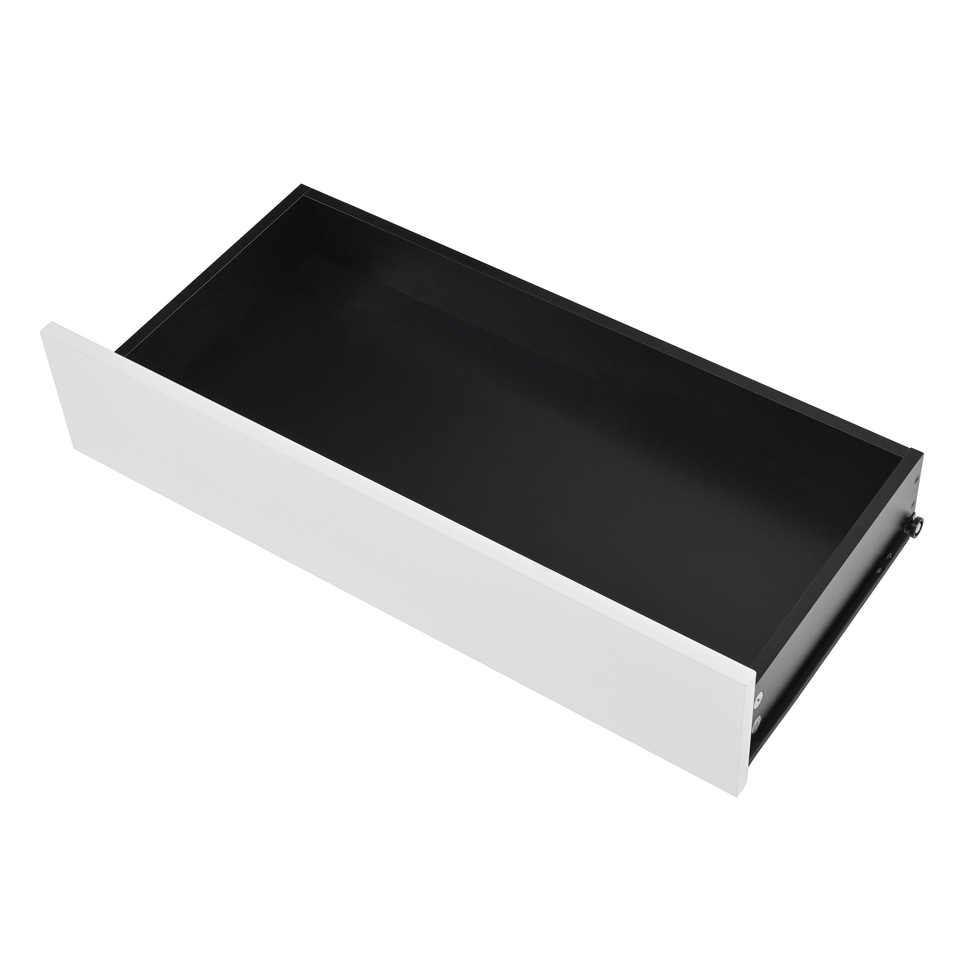 Logidon Shoe Cabinet Black White Two Doors Adjustable Shoe Rack