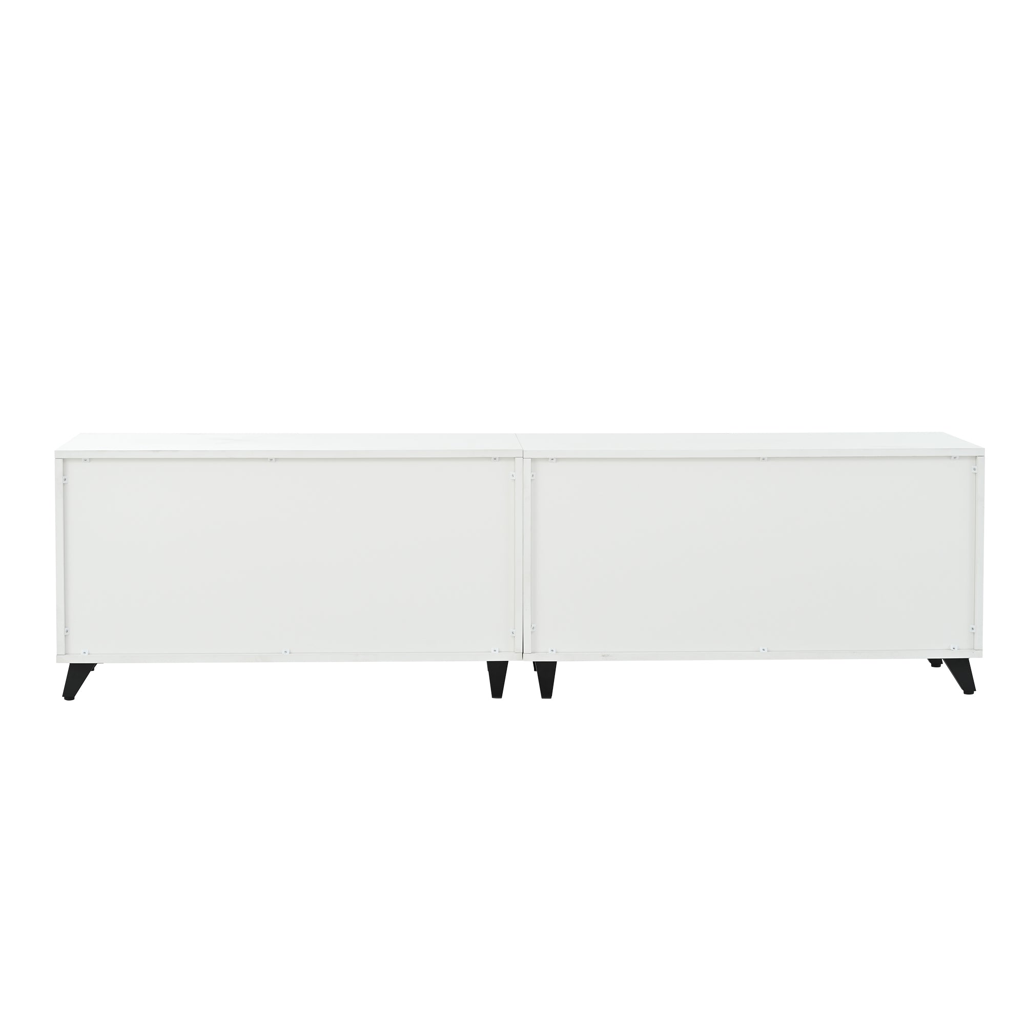 Logidon TV-meubel 180x40x49 cm wit hoogglans 4 kasten