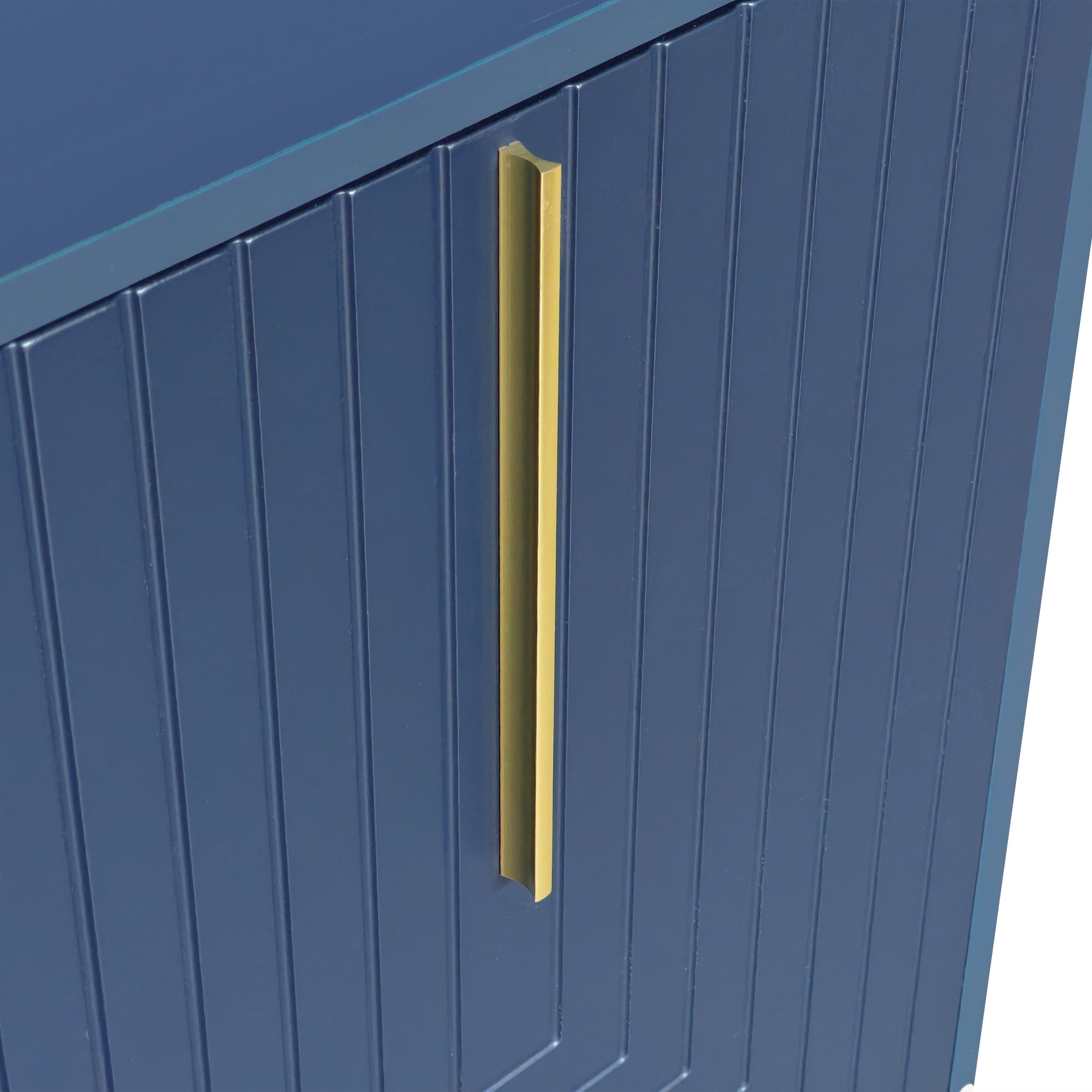 Logidon marineblauw dressoir met 3 deuren en verstelbare planken