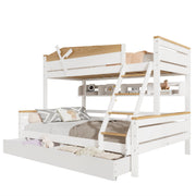 Logidon Stapelbed Met Molen Wit Naturel 90x200 cm en 140x200 cm