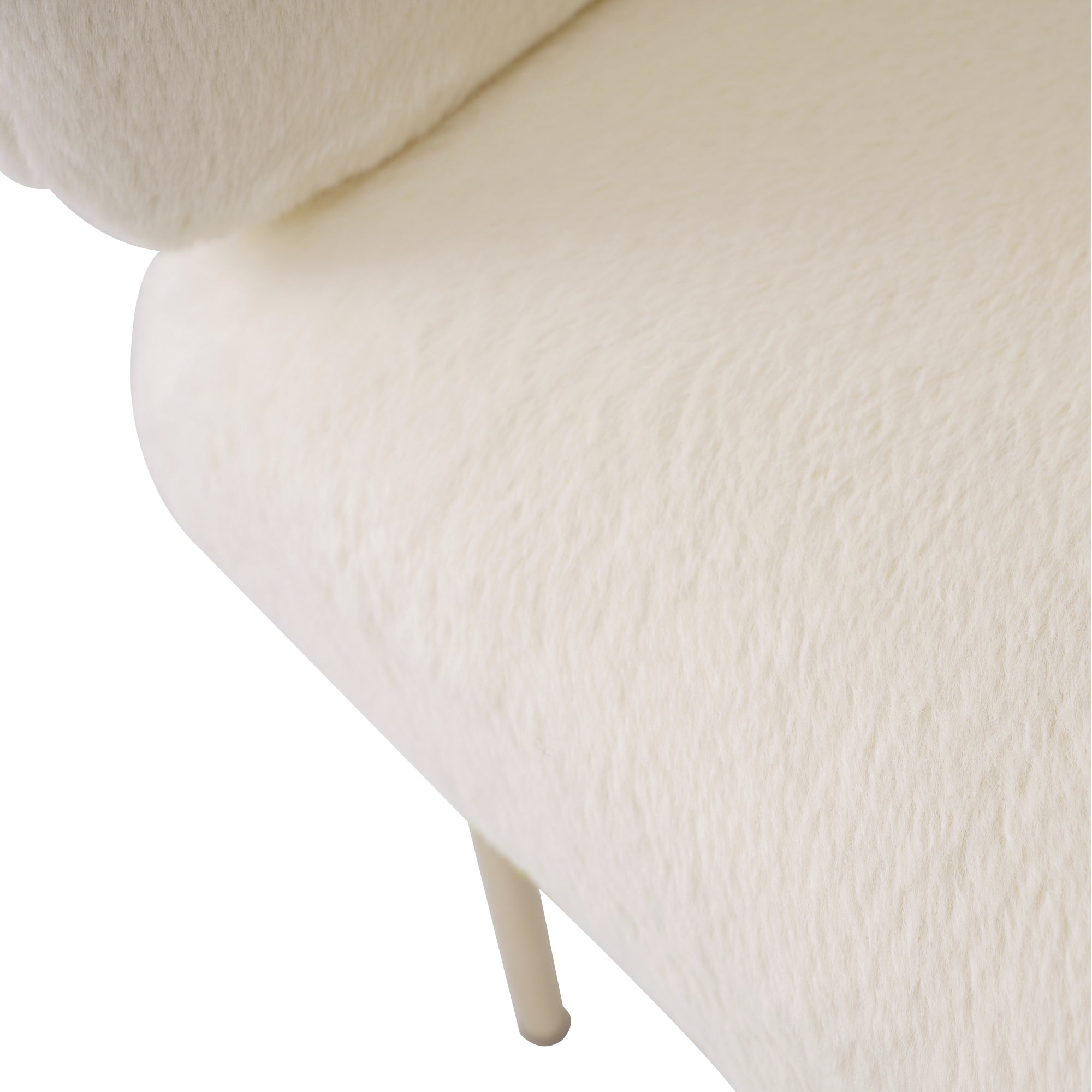 Logidon dining chair beige velvet look with gold metal legs