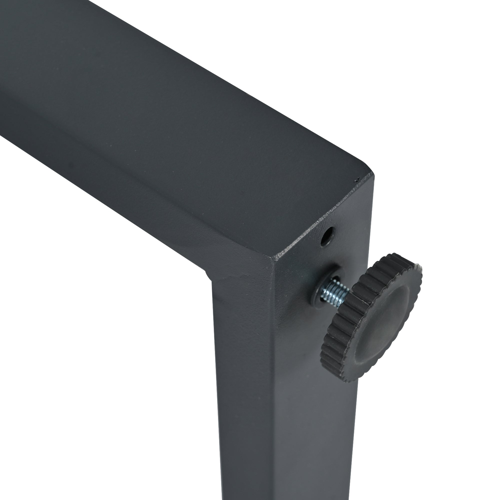 Logidon Tuinloungeset Grijs Touw met Gegalvaniseerd Ijzeren Frame Set van 4