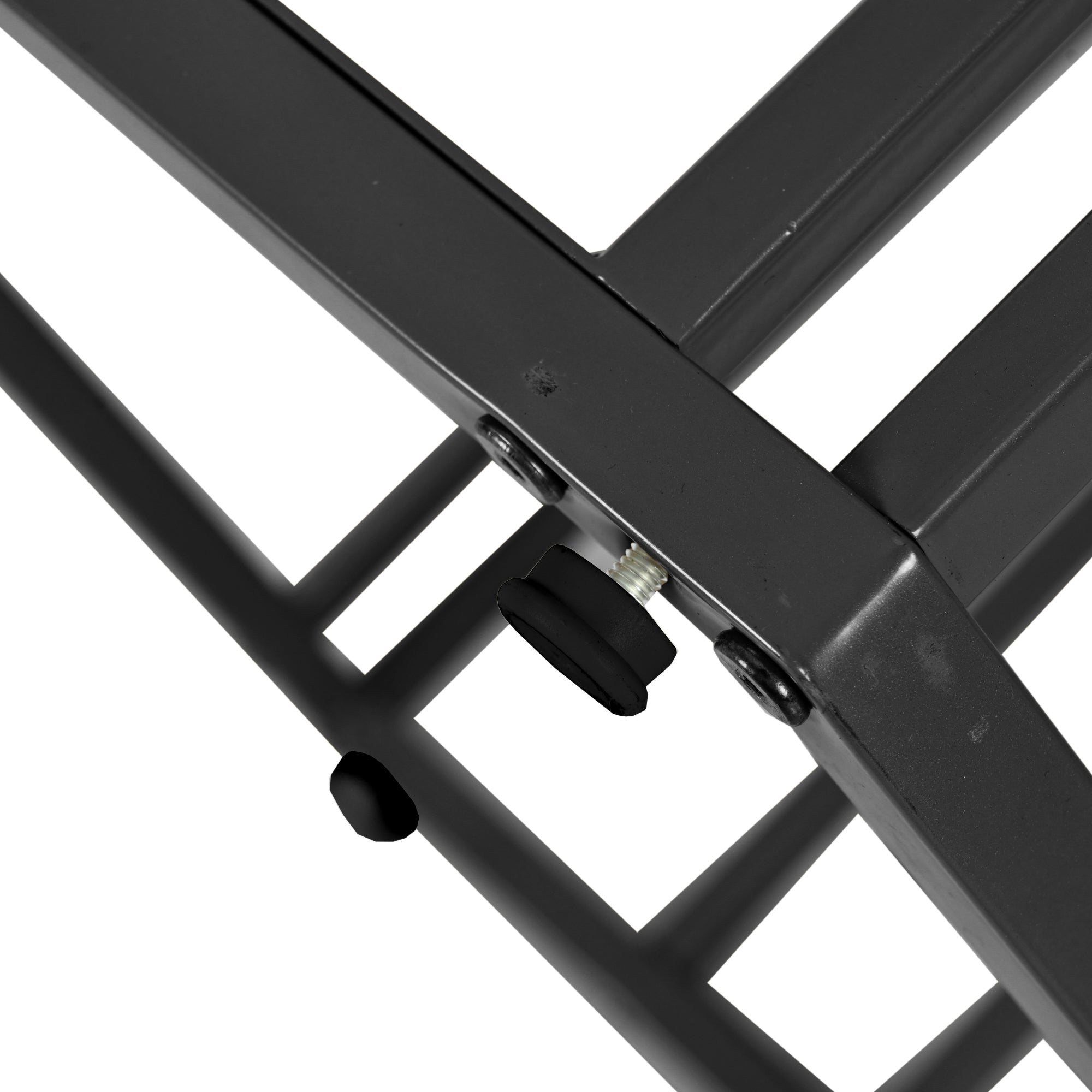 Logidon moderne zeshoekige marmeren tafel, 115,5 x 100 cm, zwart frame