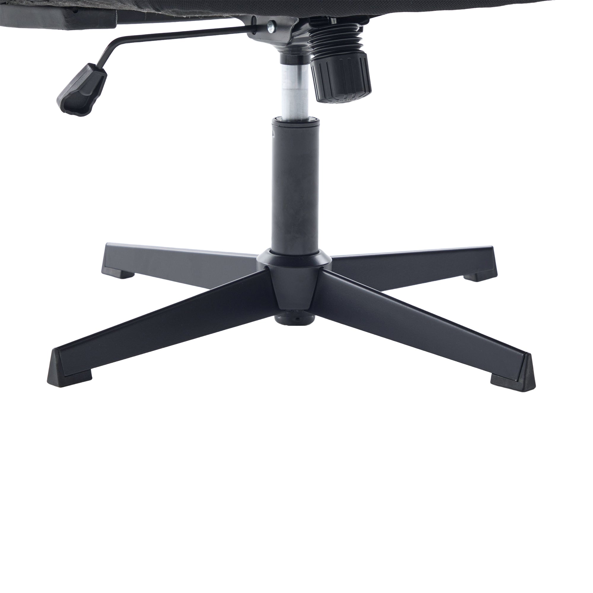 Logidon armloze bureaustoel zwart met brede vulling 360° rotatie