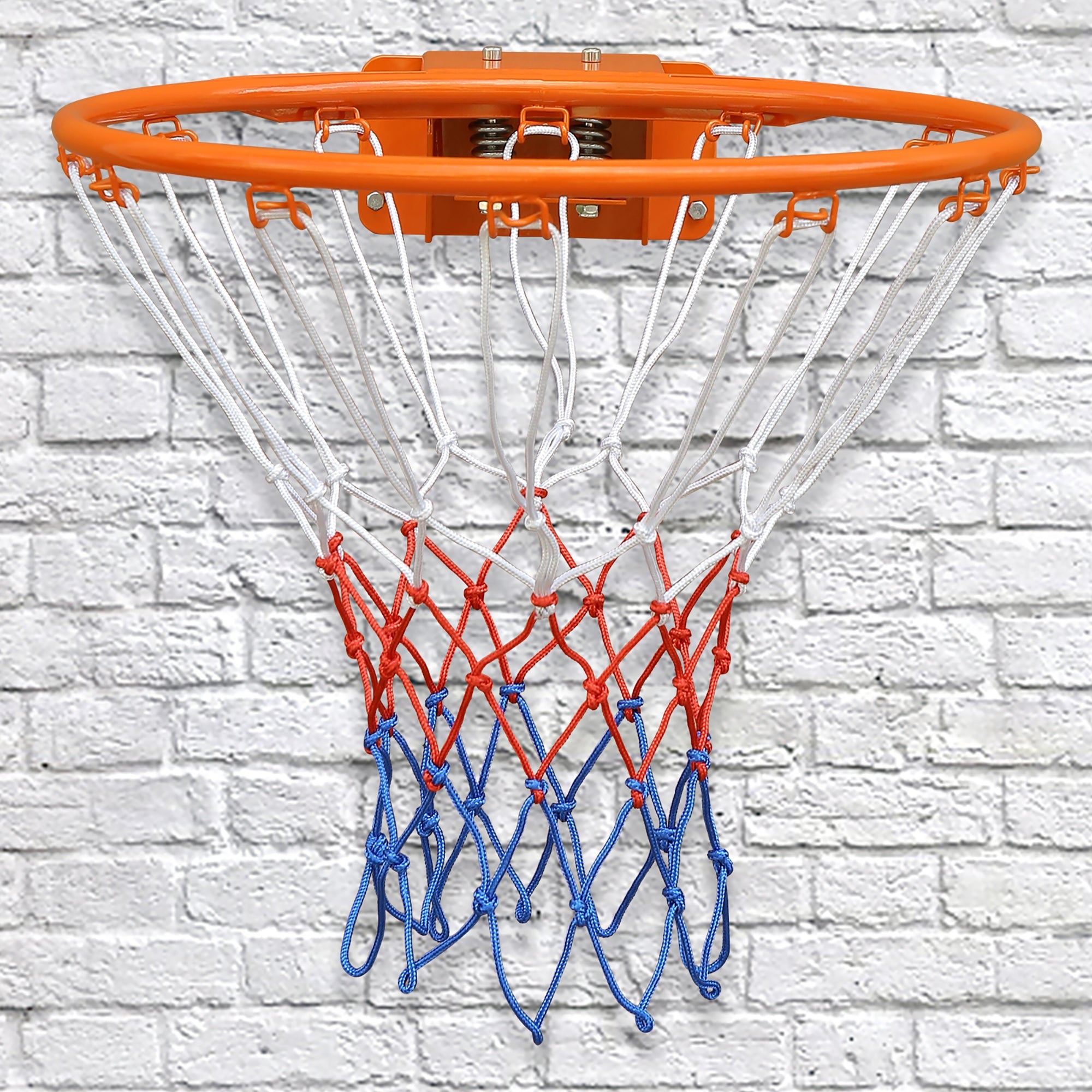 Logidon Basketbalring Met Dubbele Veer 4 Punts Stabilisatie Oranje