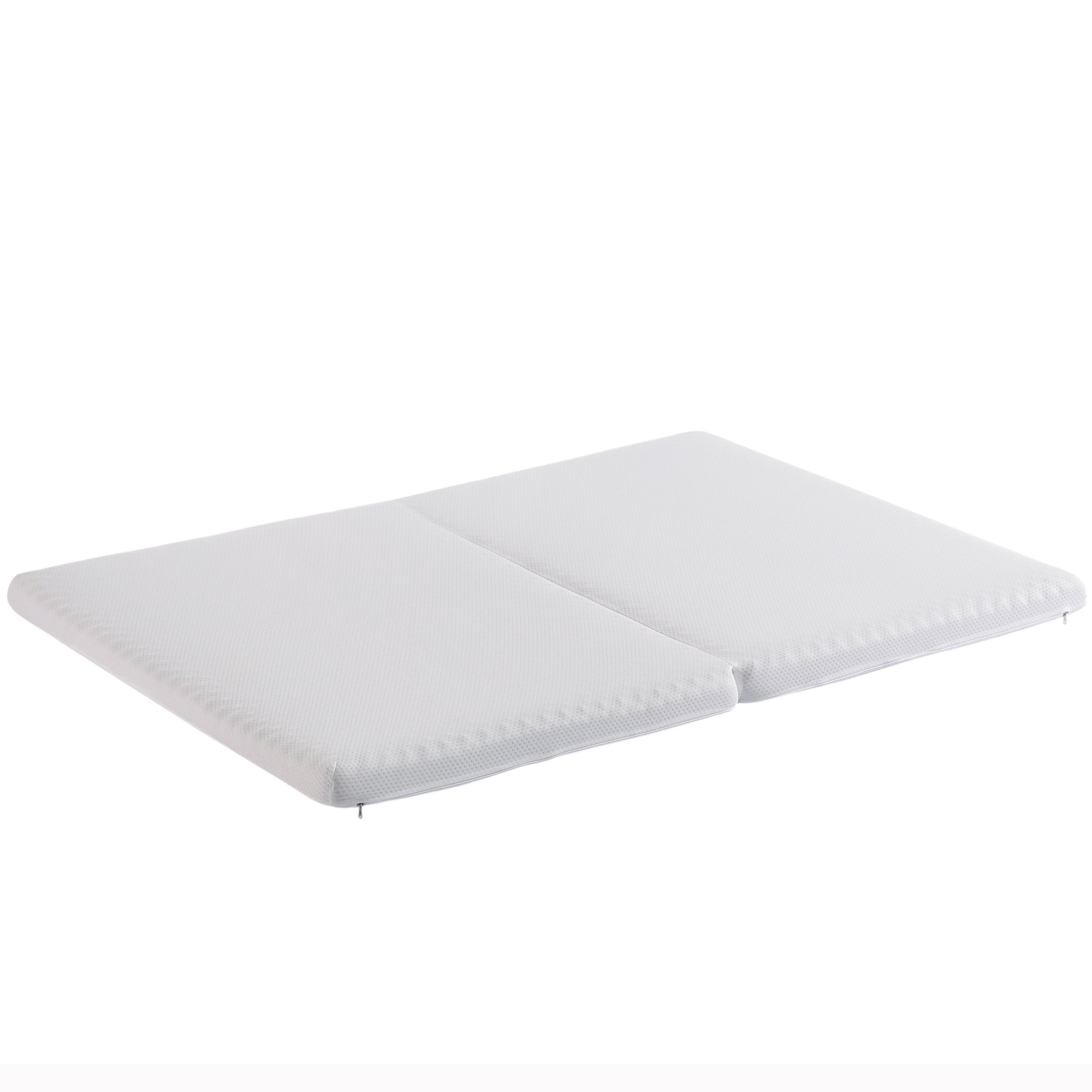 Logidon Opvouwbaar Matras 140x200 Witte Honingraatstof Oeko-Tex