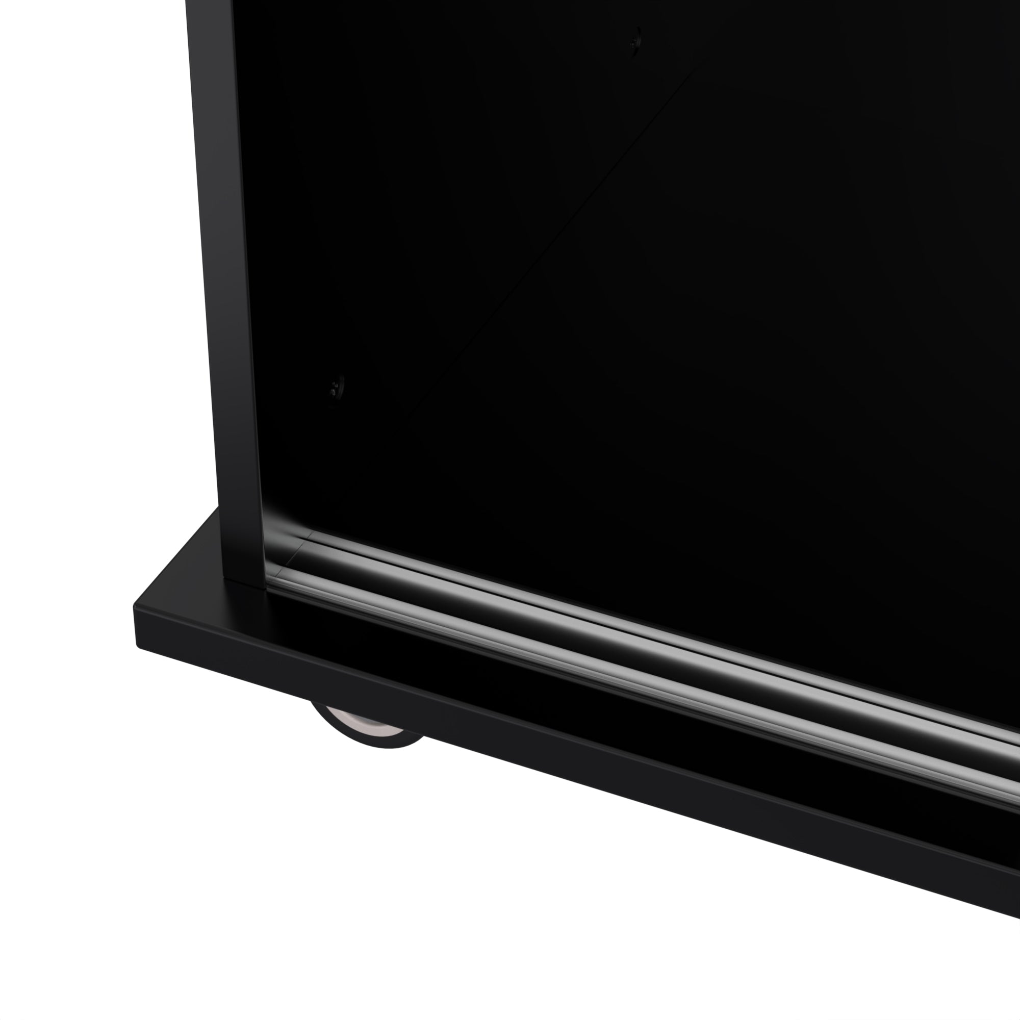 Logidon Sideboard Dining Room Trolley 112x70x94 cm Black Folding Plate