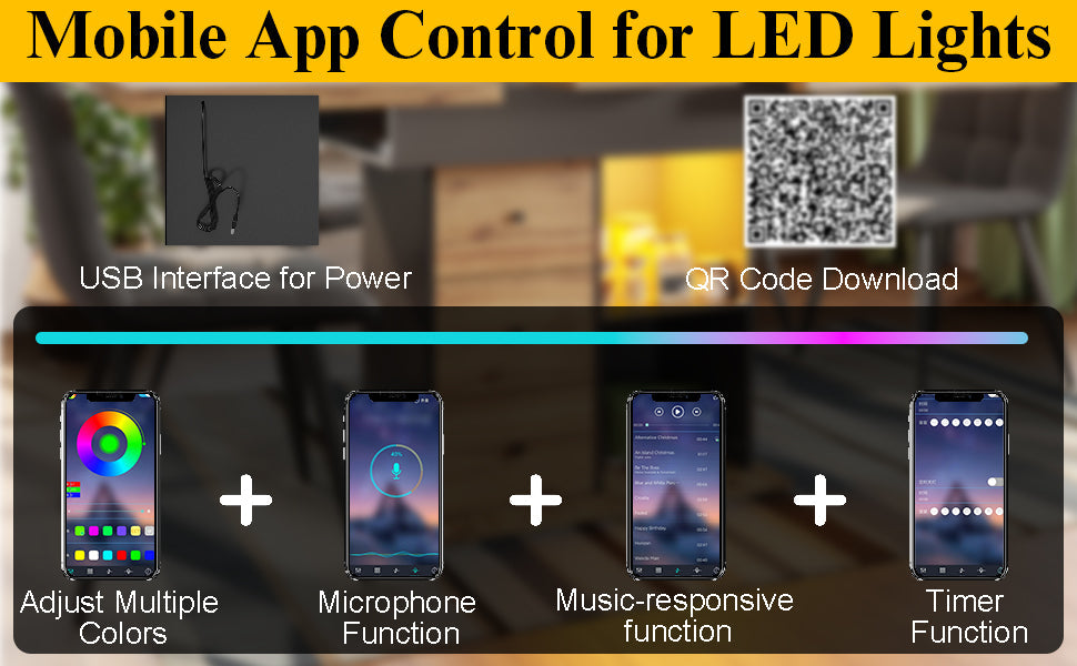 Logidon eettafel telescopisch uitschuifbaar 110-140×80 cm met LED verlichting