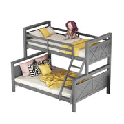 Logidon stapelbed grijs 90x200 cm om te bouwen tot twee bedden