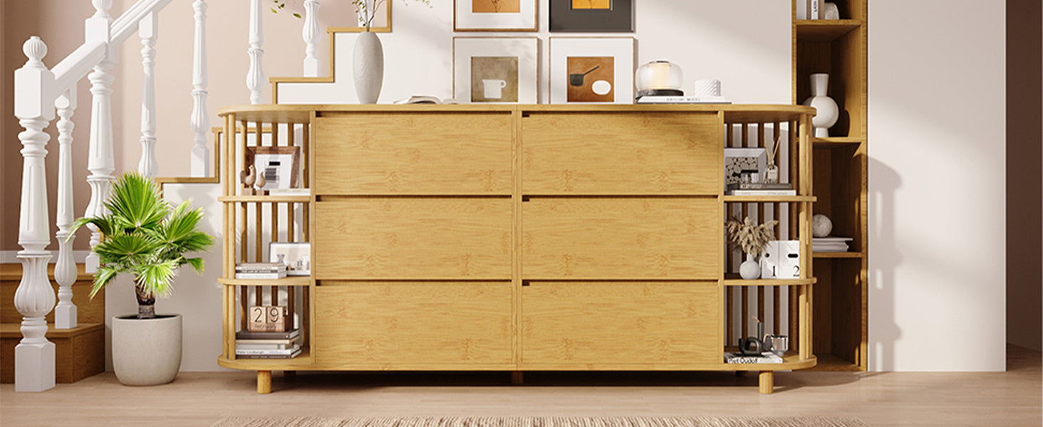 Logidon ladekast 160 cm eiken - Romeins design, 6 laden