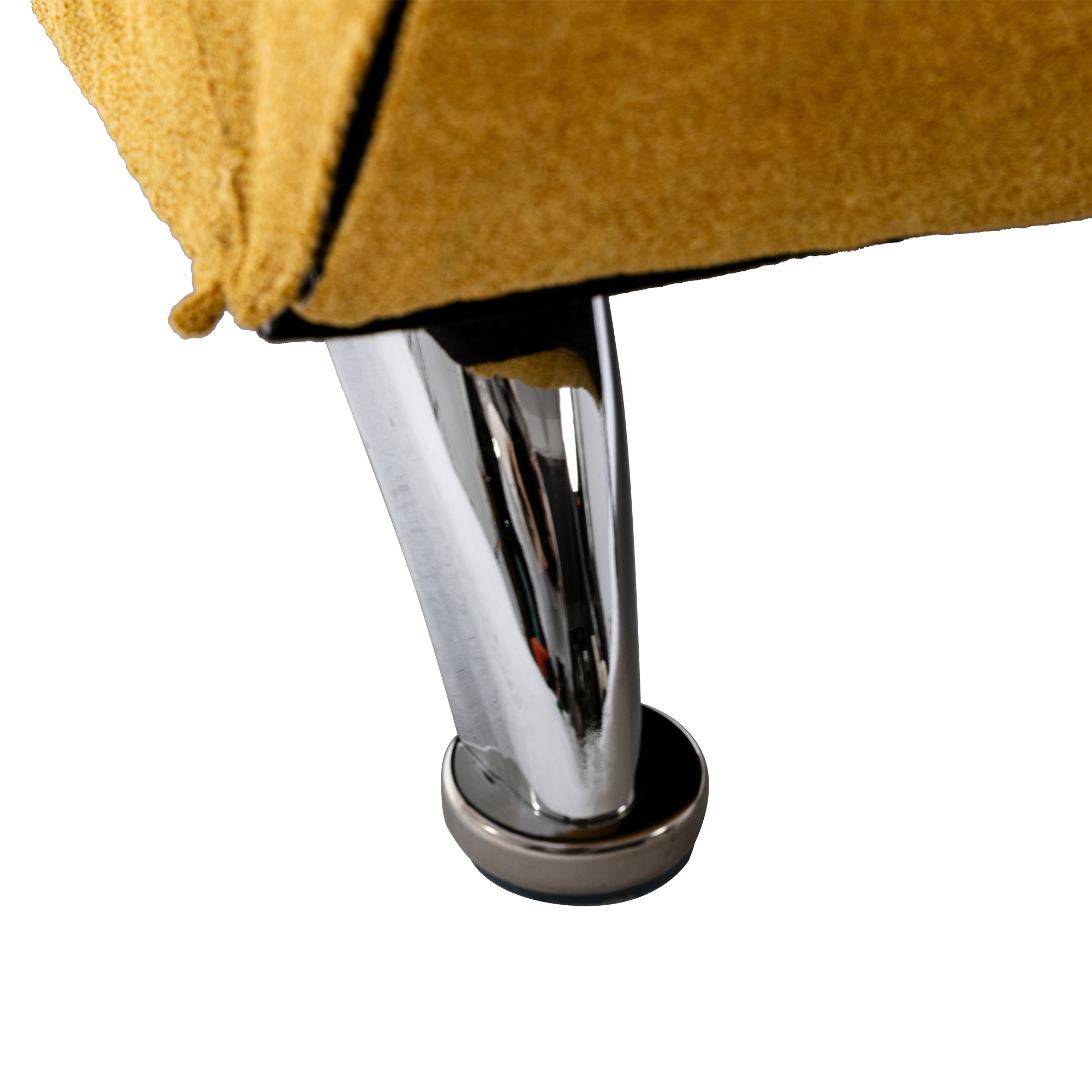 Logidon Linnen Massage Chaise Longue Met Afstandsbediening Mosterdgeel