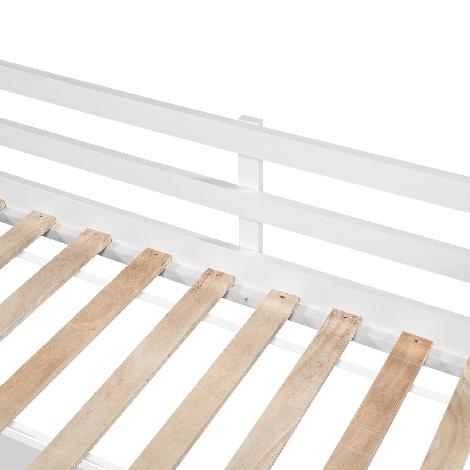Logidon Kinderbed met Laden en Plank 90x200 cm Wit