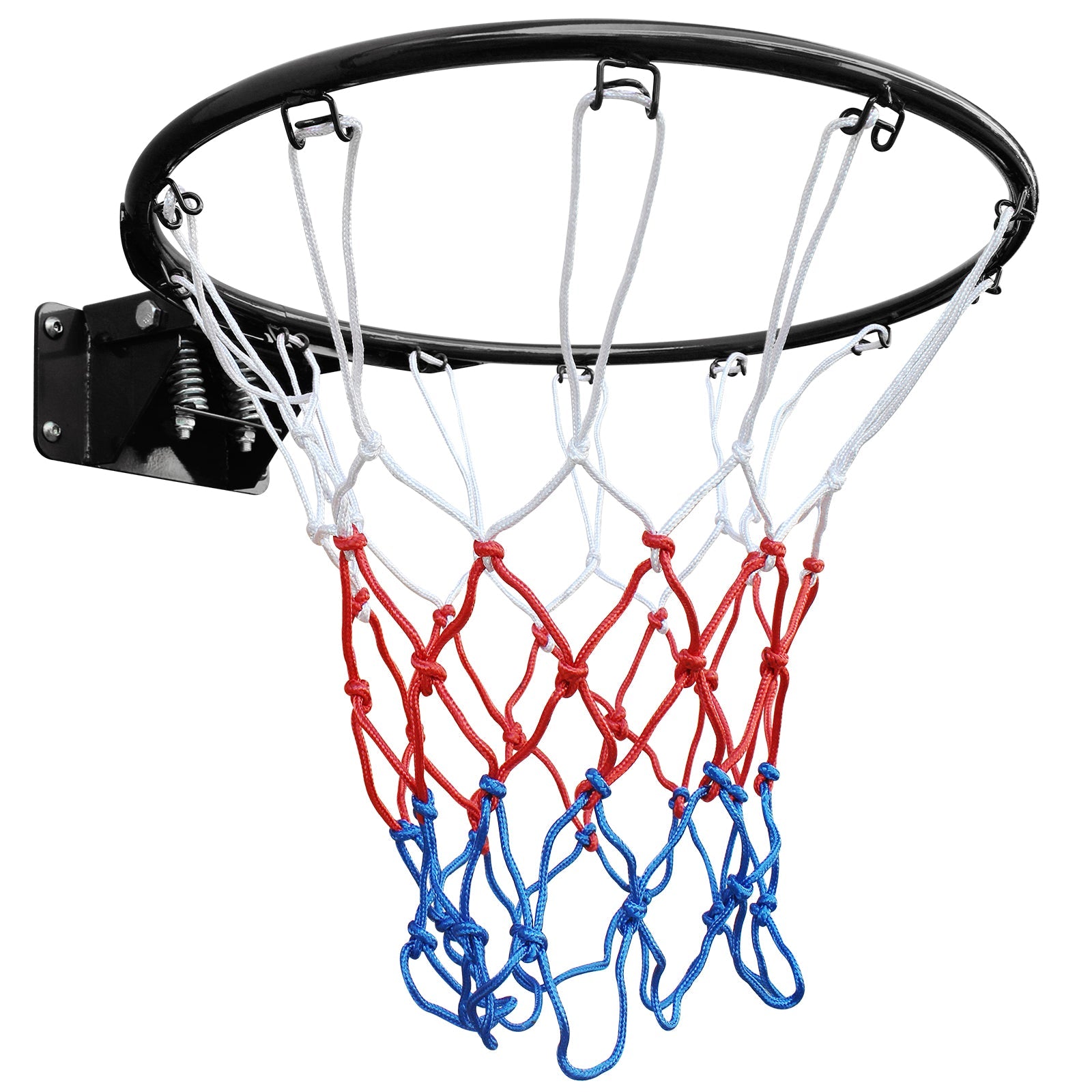 Logidon Basketbalring 18" Double Spring Mesh Zwart