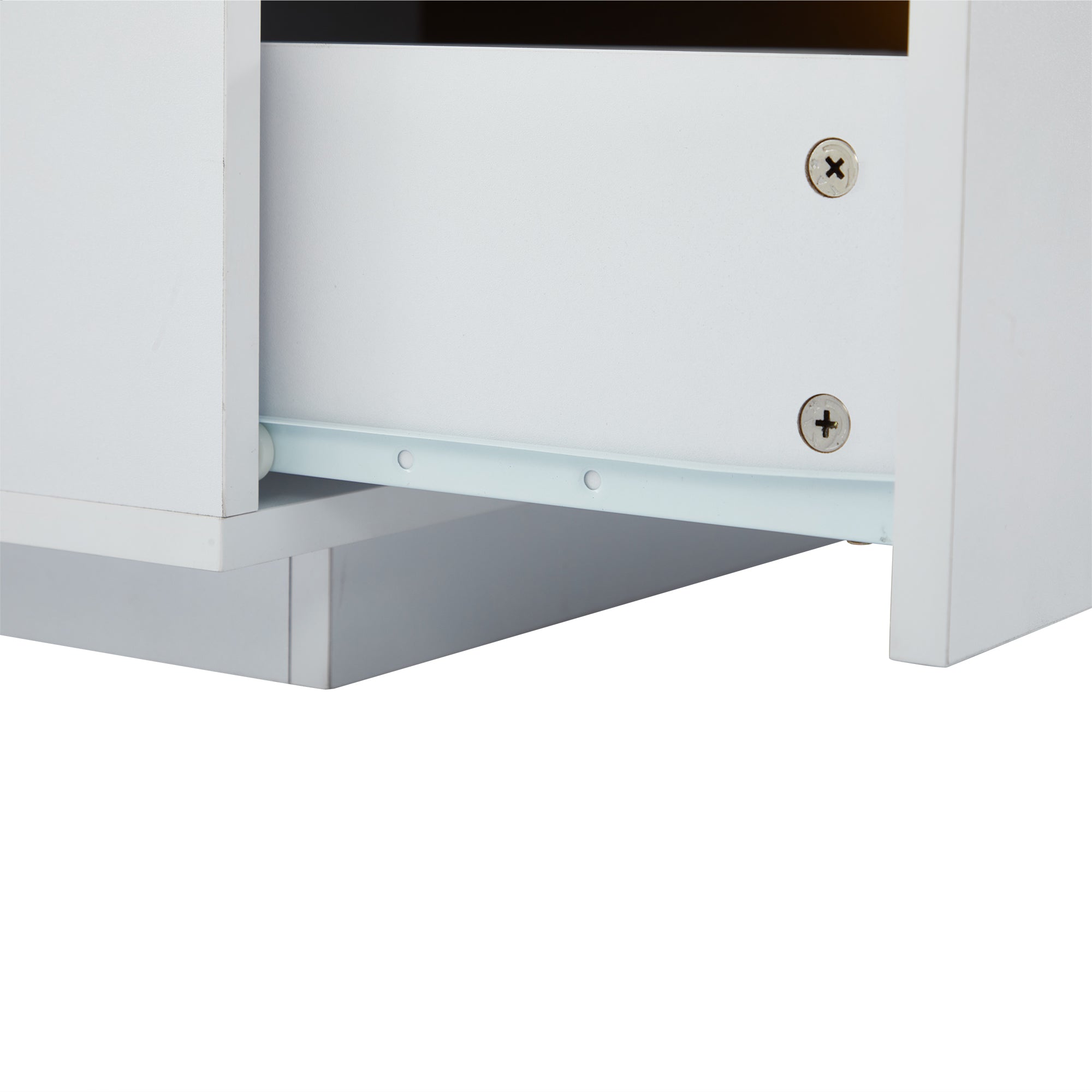 Logidon TV-meubel 200 cm marmerlook drie lades kabelmanagement
