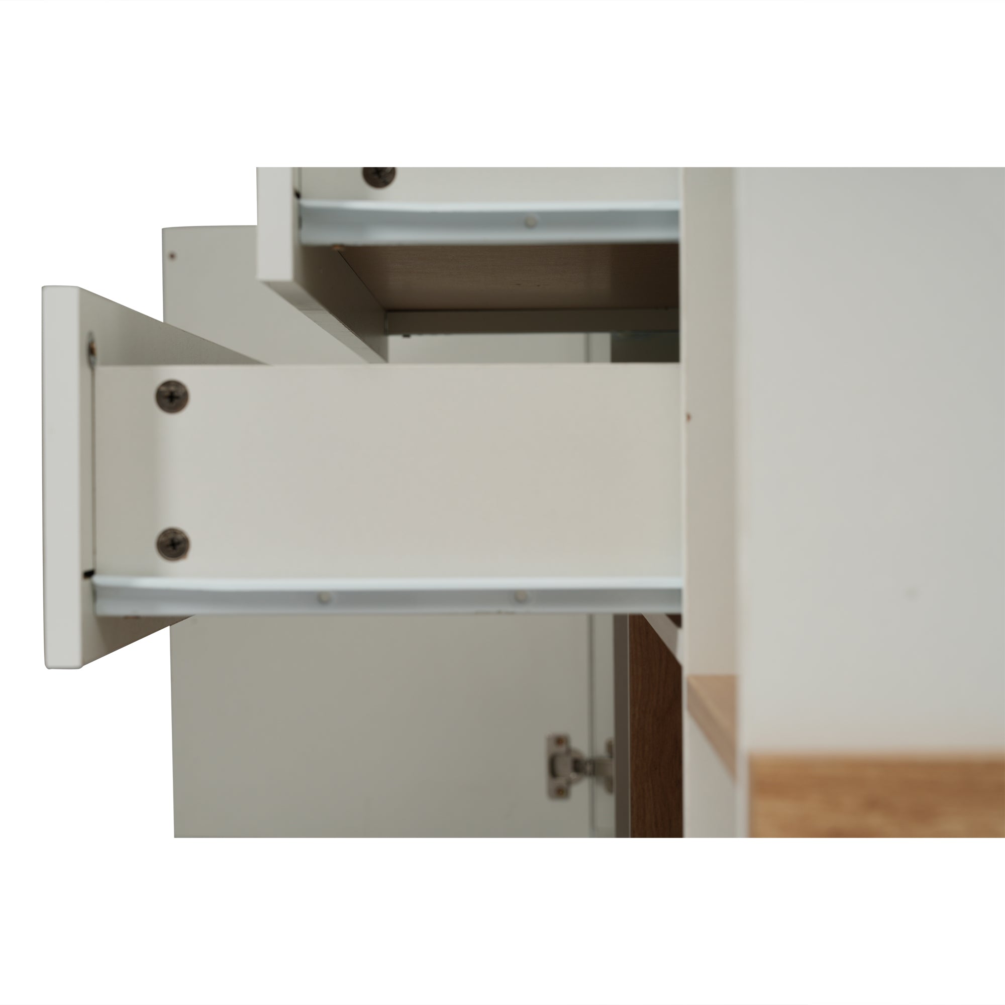 Logidon dressoir hoogglans wit 130x40x70 cm met opbergruimte