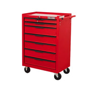 Logidon gereedschapswagen 7 laden, wielen, rood, lengte 615 millimeter