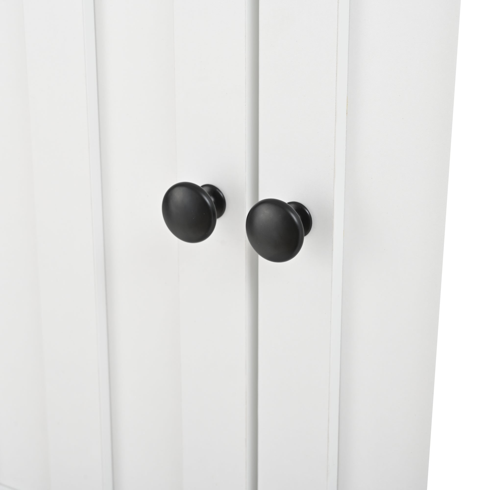 Logidon corner cabinet white 104x35x155 cm display cabinet 3 doors 2 drawers