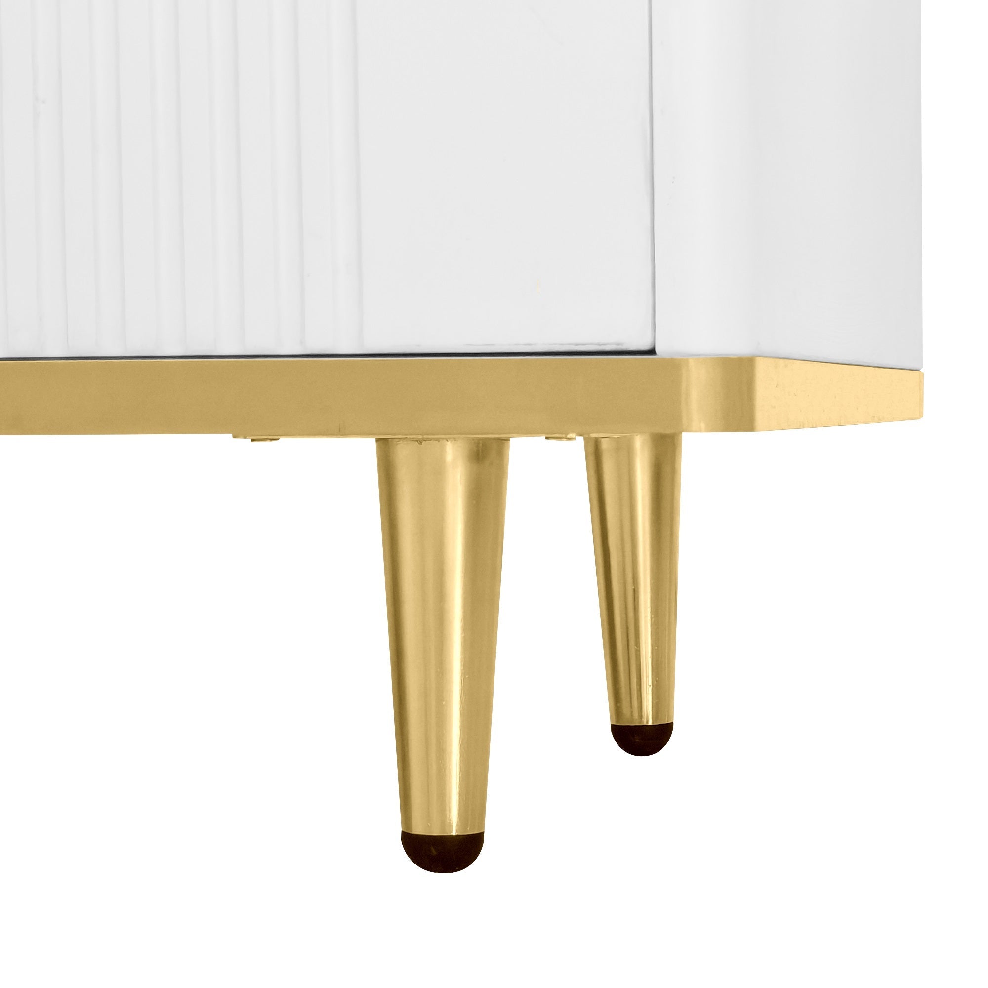 Logidon TV-meubel witgouden accenten 175 cm breed marmerlook