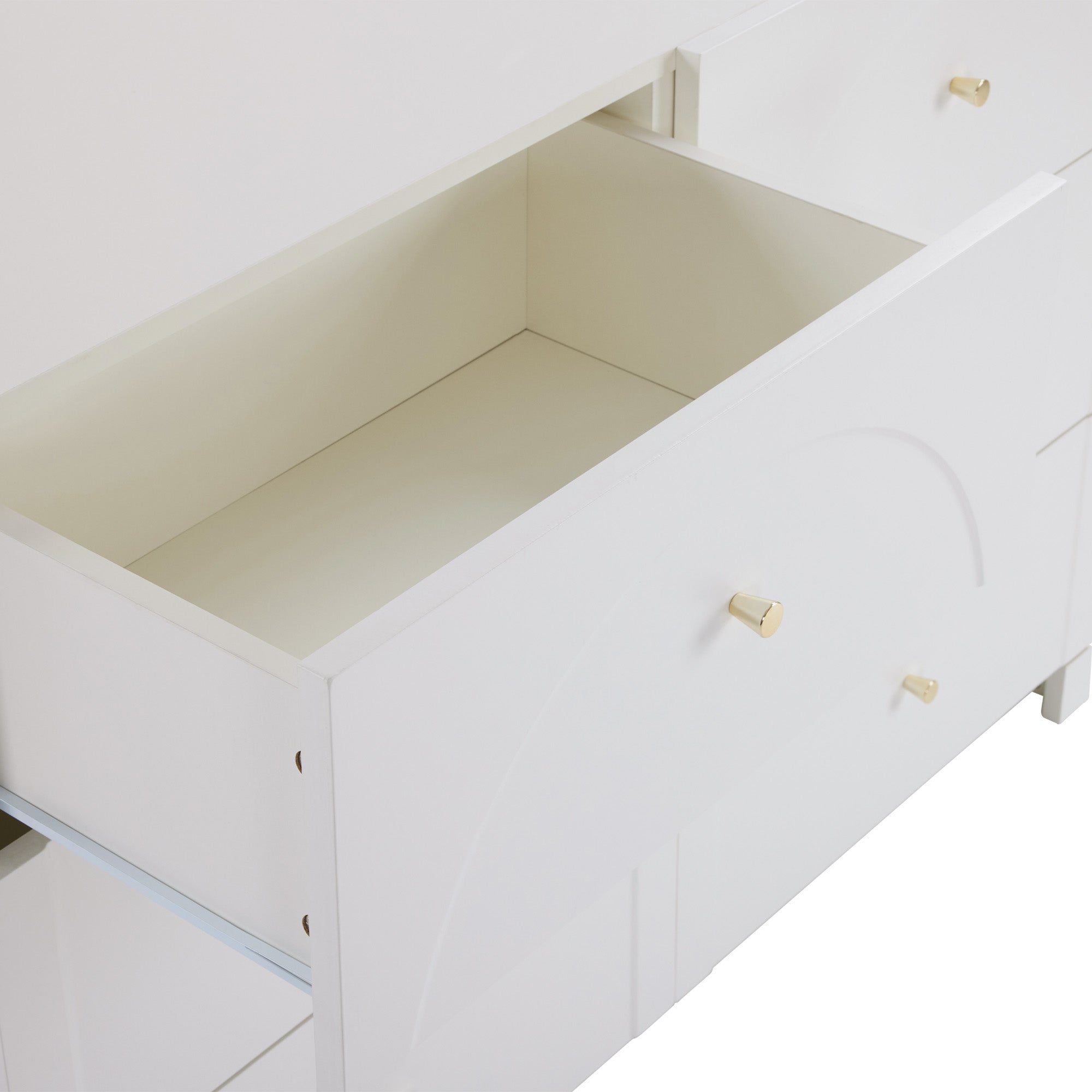 Logidon chest of drawers with 6 drawers white H82 W120 D40 cm