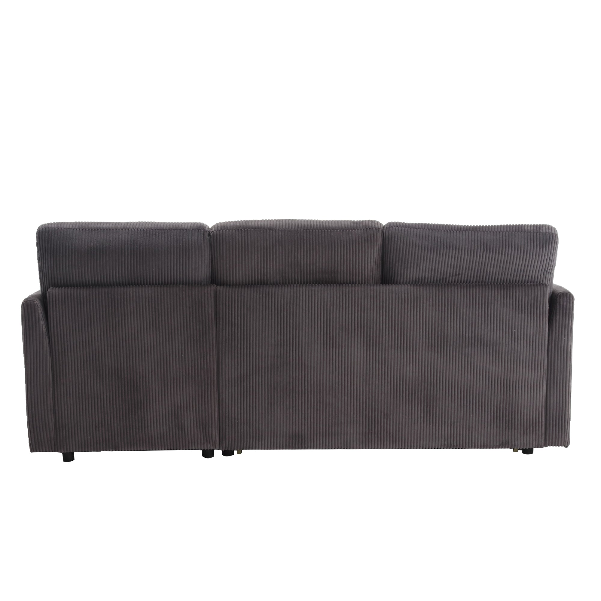 Logidon Sofa Bed With Storage Space Dark Gray Modular Corner Sofa