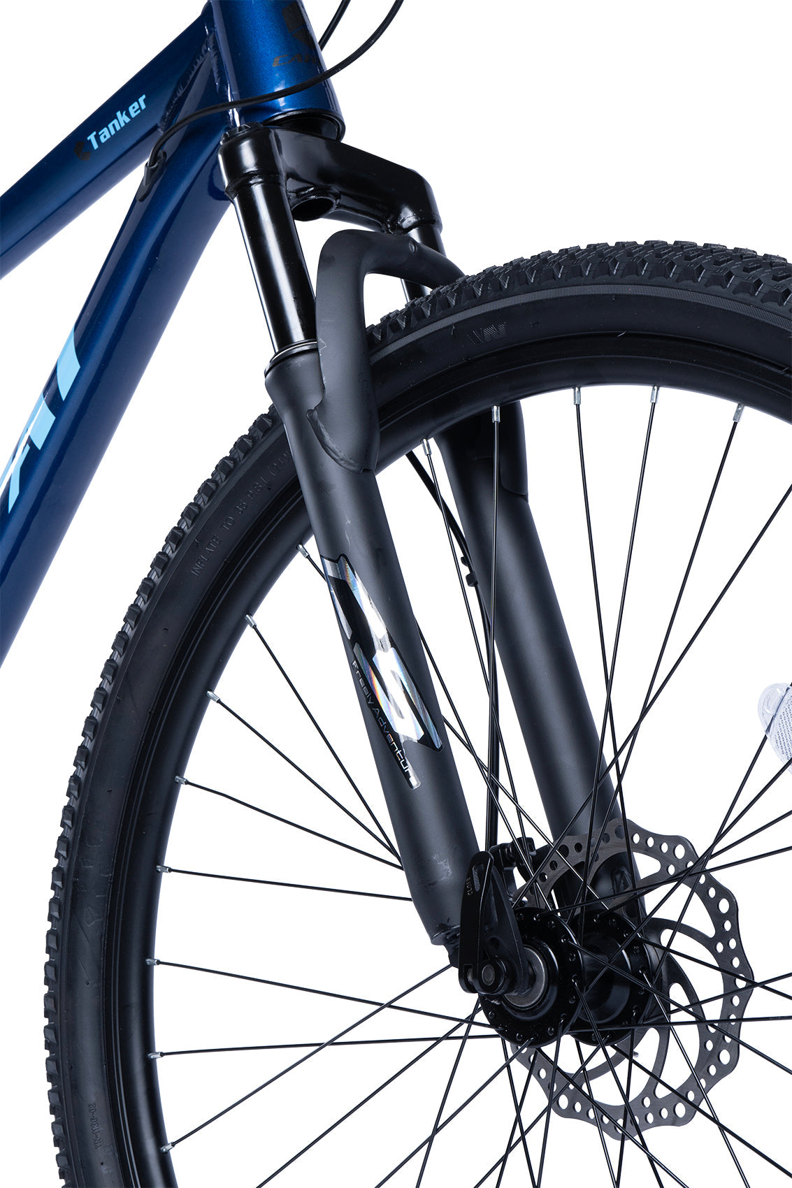 Logidon 29 inch mountainbike hardtail 100 mm veerweg blauw