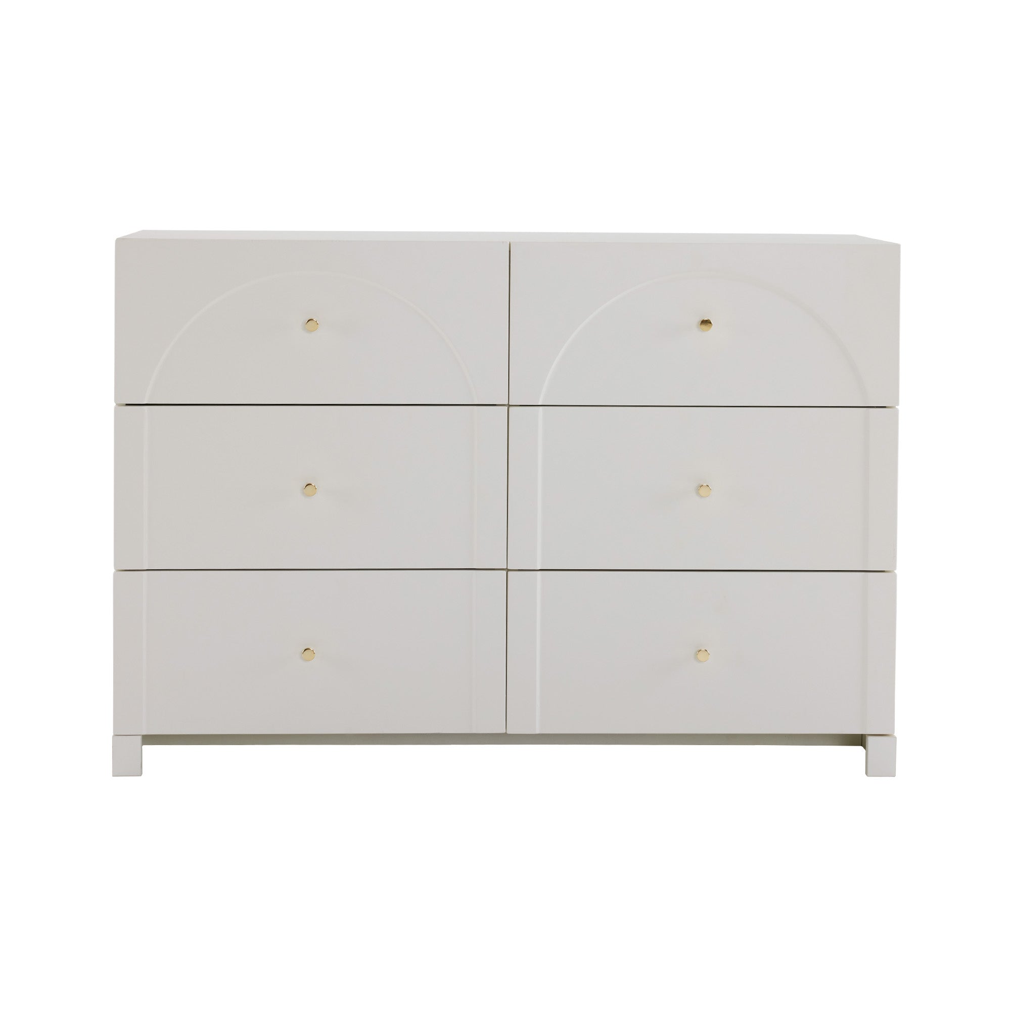 Logidon chest of drawers with 6 drawers white H82 W120 D40 cm