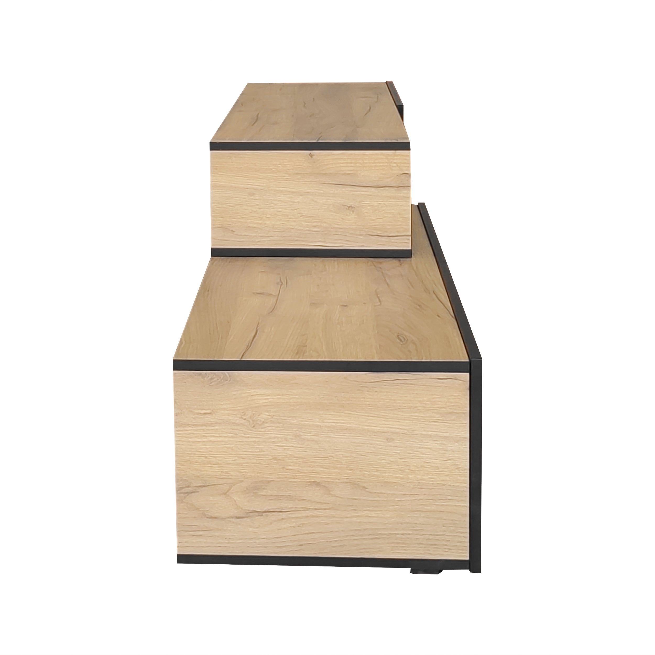 Logidon Adjustable TV Cabinet Combination 135-200cm Three Drawers Large Compartment