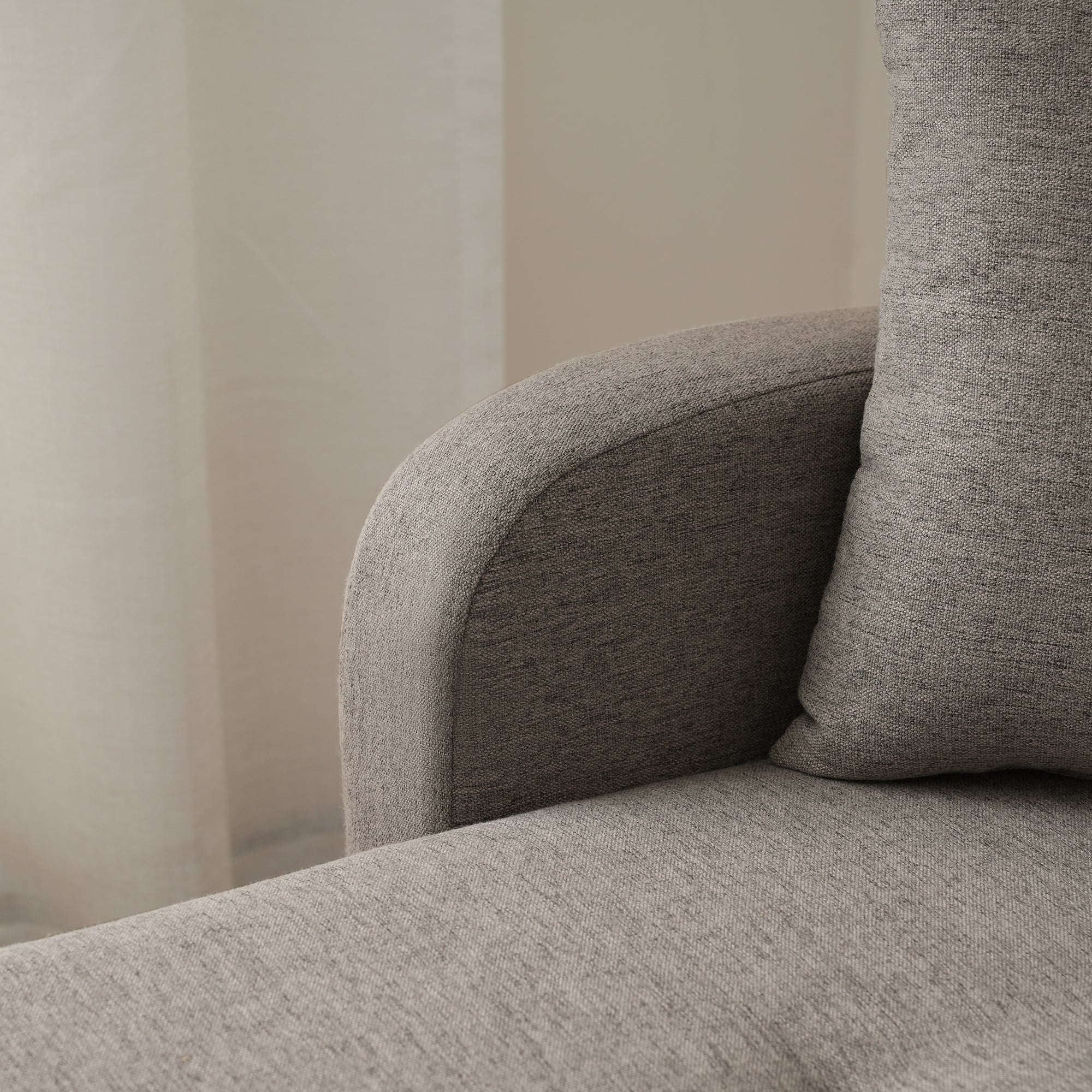 Logidon L-vormige hoekbank met chaise longue 3-zits 185x118x82 cm