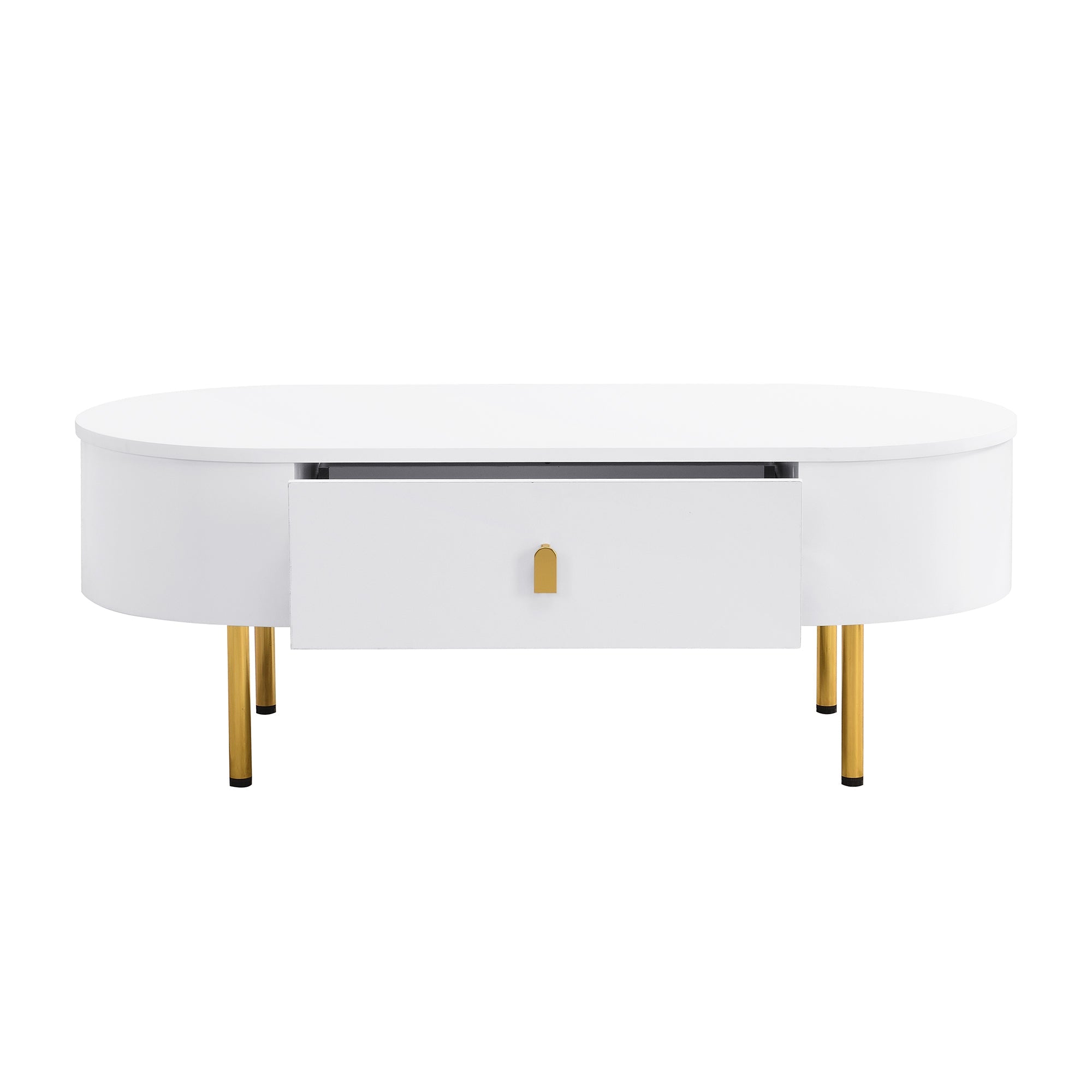 Logidon luxe tv-meubelset wit met lades en salontafel